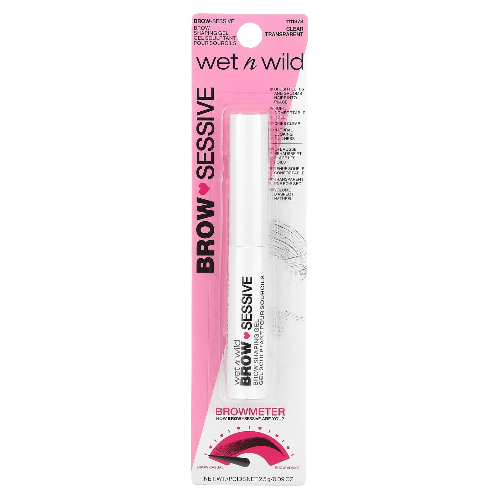 wet n wild, Brow Sessive Shaping Gel, Clear, 0.09 oz (2.5 g) - Image 2