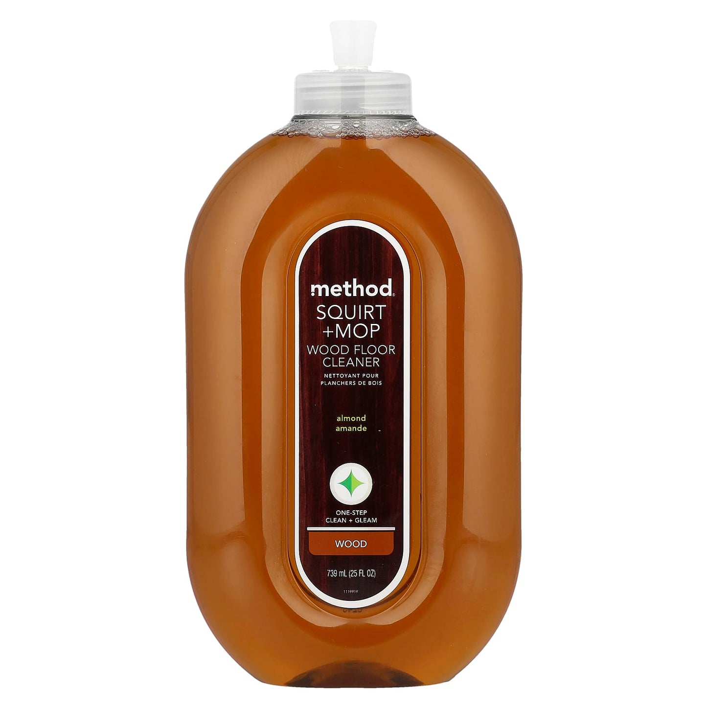 Method, Squirt + Mop, Wood Floor Cleaner, Almond, 25 fl oz (739 ml) - Image 1