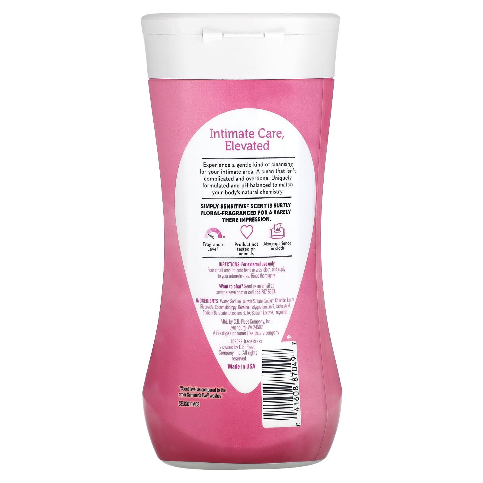 Summer's Eve, Daily Gentle Wash, Simply Sensitive, 9 fl oz (266 ml) - Image 2