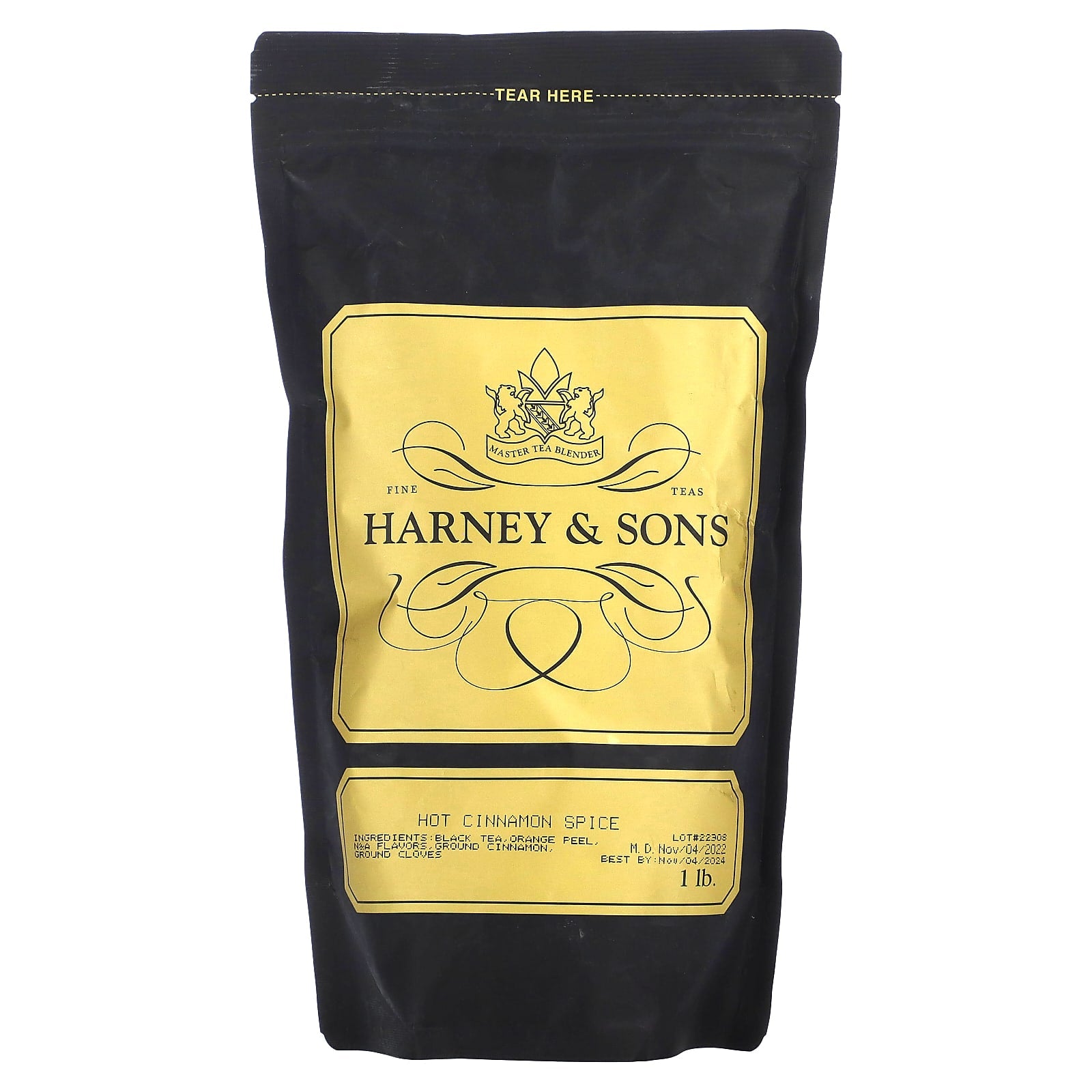 Harney & Sons Hot Cinnamon Spice Tea, 1 lb - Expertly Sourced - Image 1
