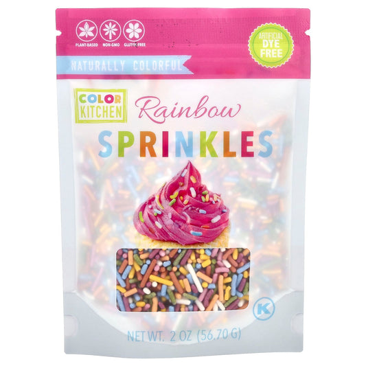 ColorKitchen Rainbow Sprinkles - Vegan, Non-GMO, & Gluten-Free - Image 1