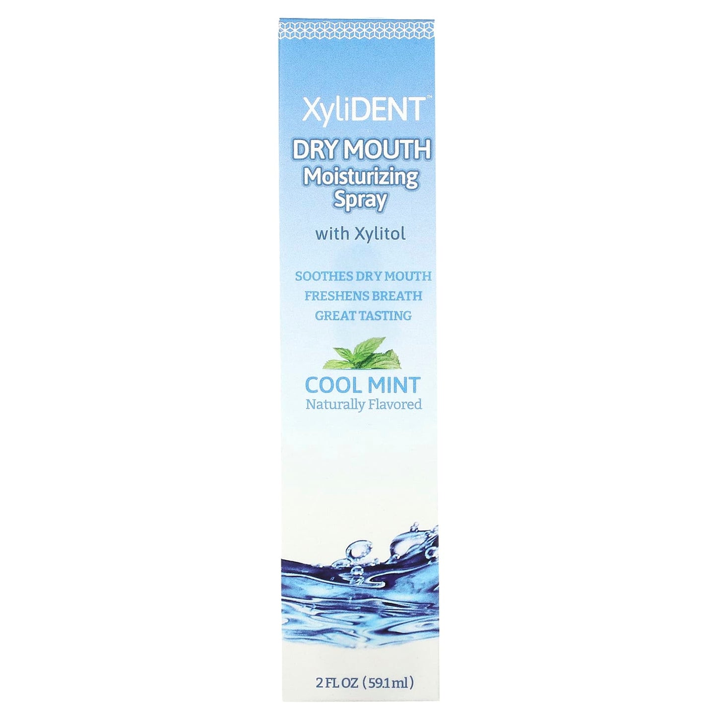 XyliDENT, Dry Mouth Moisturizing Spray with Xylitol, Cool Mint, 2 fl oz (59.1 ml) - Image 2