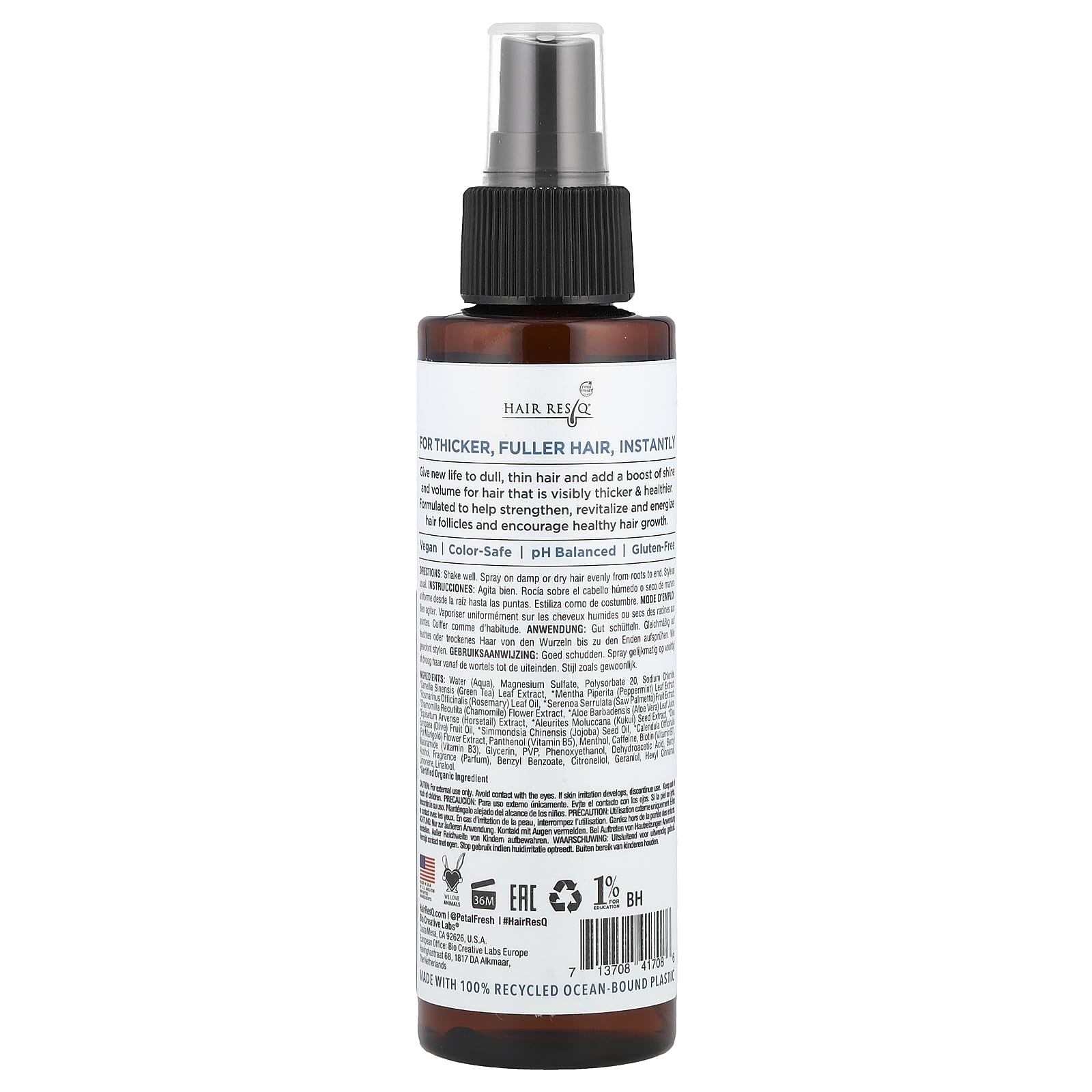 Petal Fresh, Hair ResQ®, Thickening Treatment, Volumizing Spray, 5 fl oz (147 ml) - Image 2