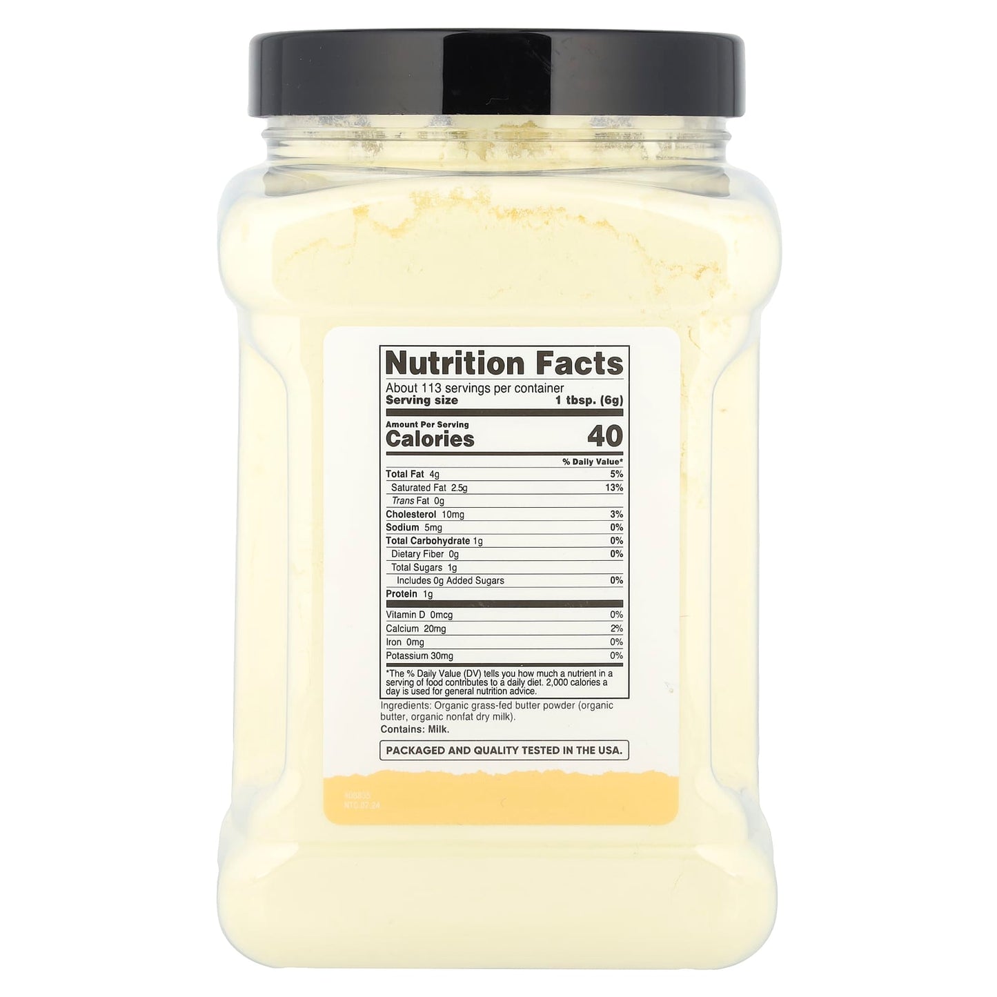 Nutricost, Pantry, Organic Butter Powder, 24.3 oz (680 g) - Image 2