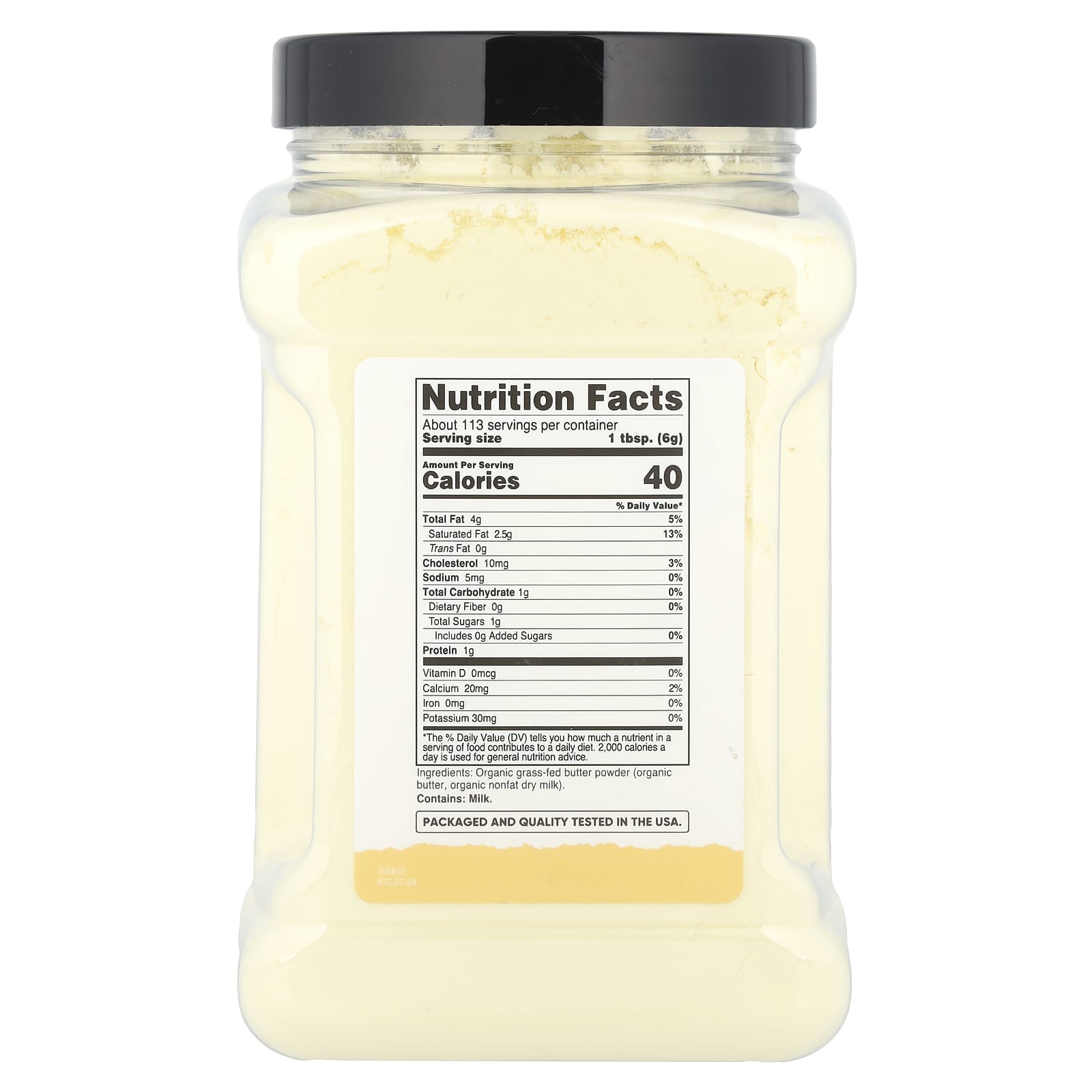 Nutricost, Pantry, Organic Butter Powder, 24.3 oz (680 g) - Image 2