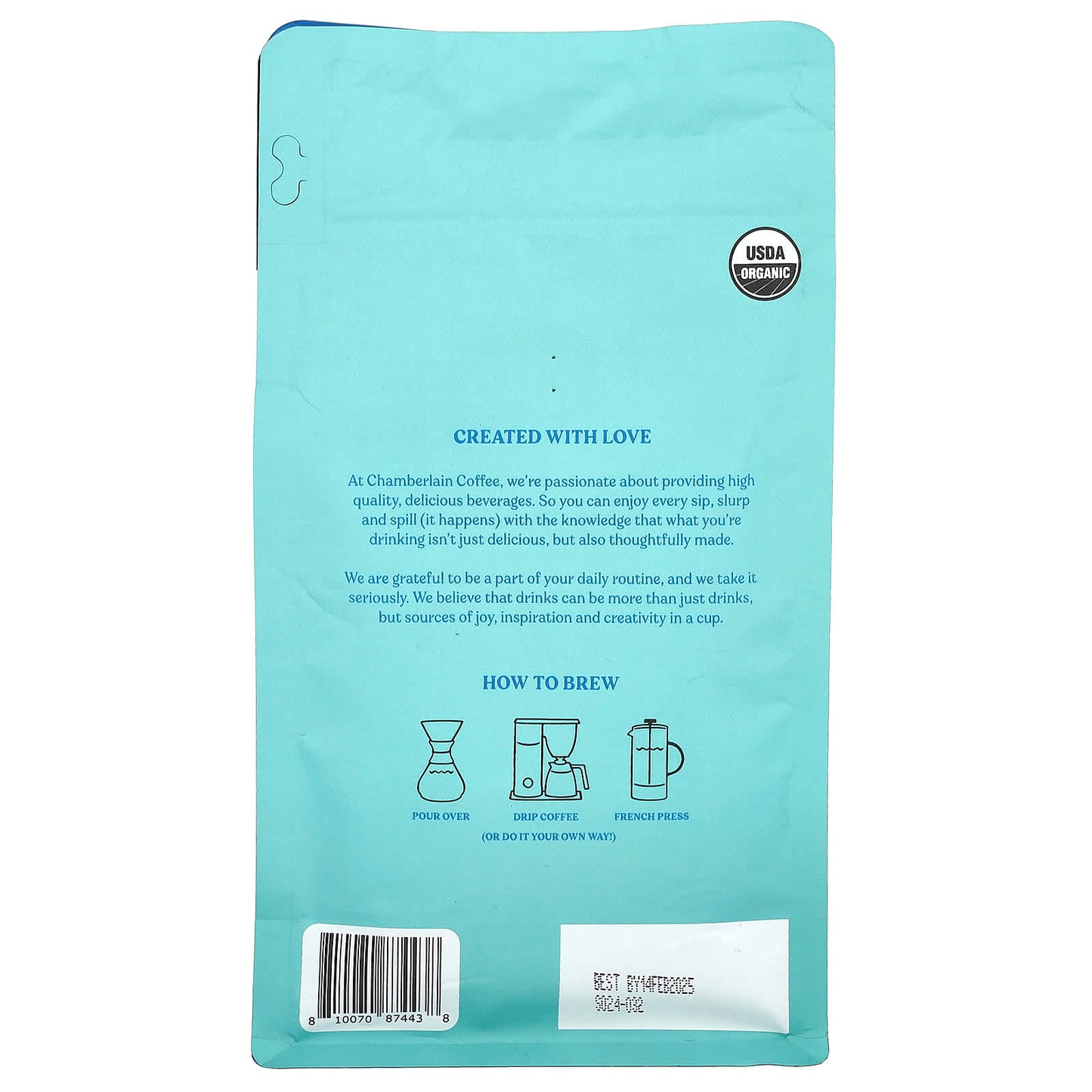 USDA Organic Sweet Otter Cake Batter Coffee, Ground, Medium Roast - Image 2