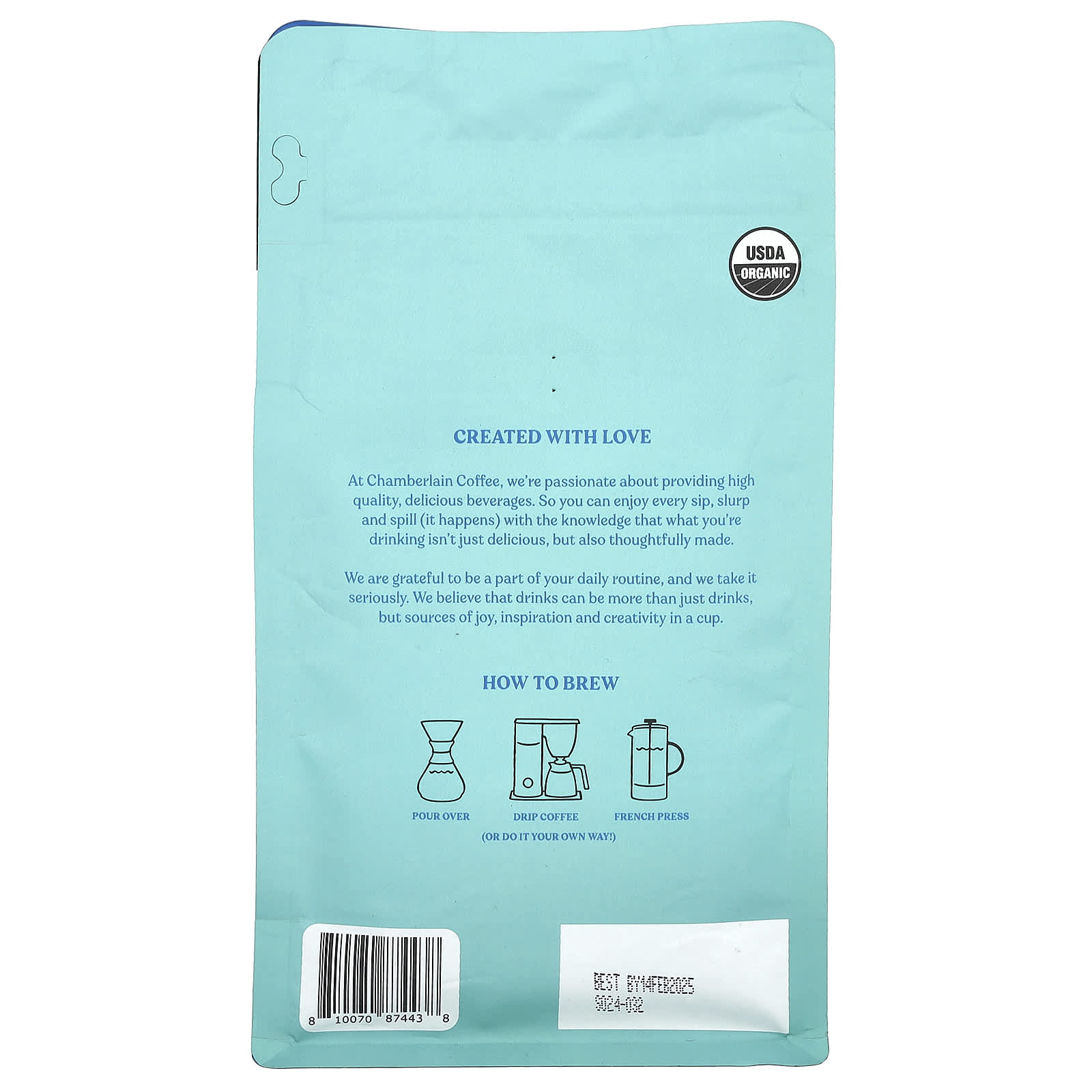 USDA Organic Sweet Otter Cake Batter Coffee, Ground, Medium Roast - Image 2