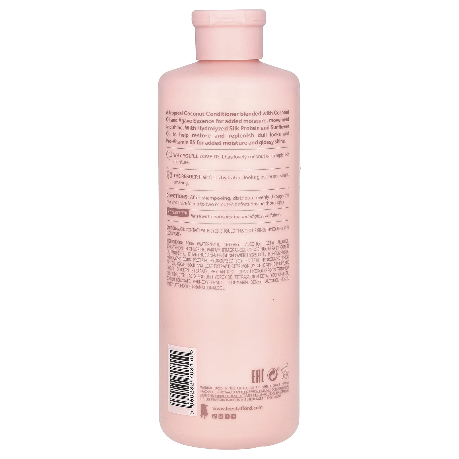 Lee Stafford, Coco Loco, Shine Conditioner, For Dull, Lacklustre Hair, 16.9 fl oz (500 ml) - Image 2