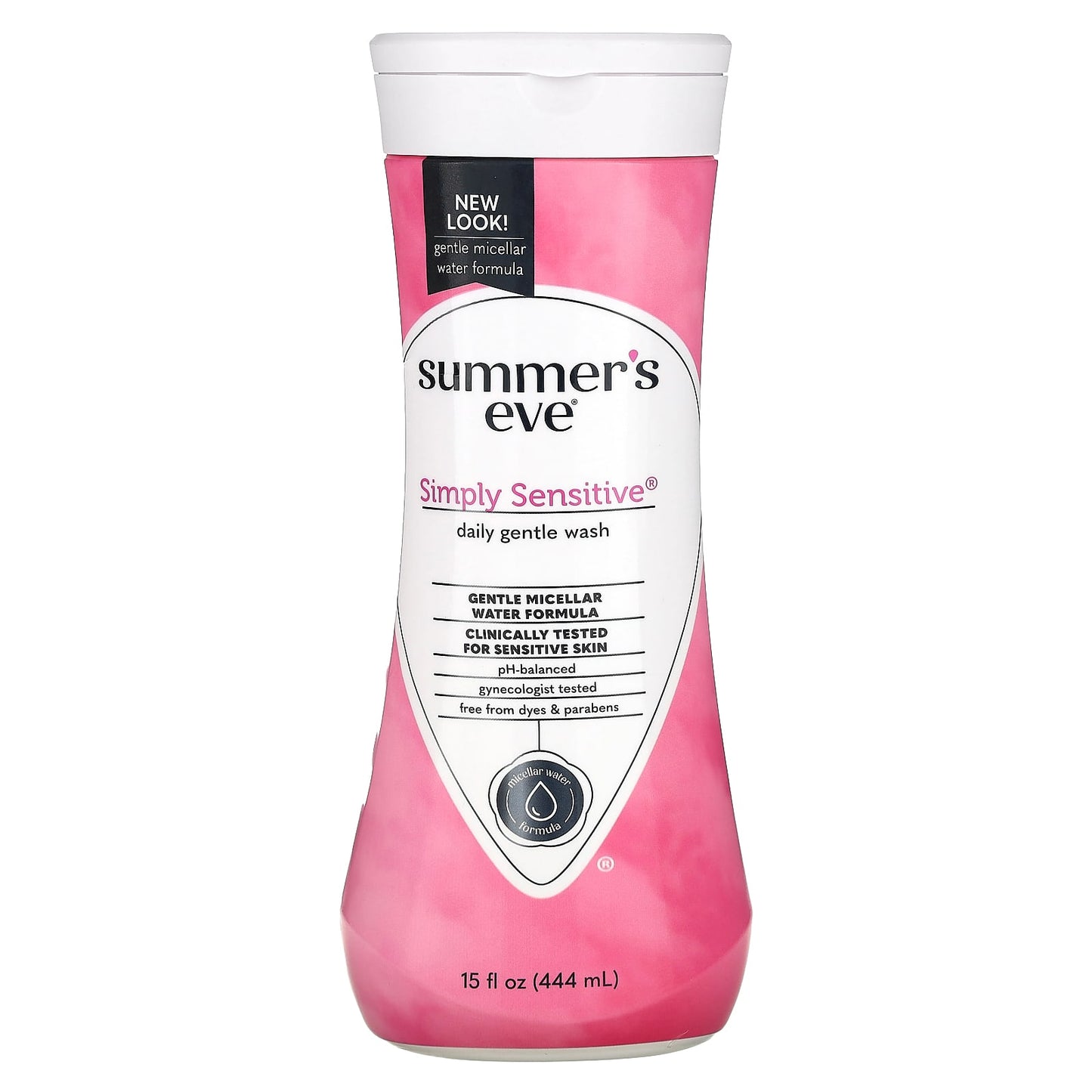 Summer's Eve, Daily Gentle Wash, Simply Sensitive, 15 fl oz (444 ml) - Image 1