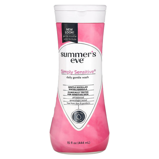 Summer's Eve, Daily Gentle Wash, Simply Sensitive, 15 fl oz (444 ml) - Image 1