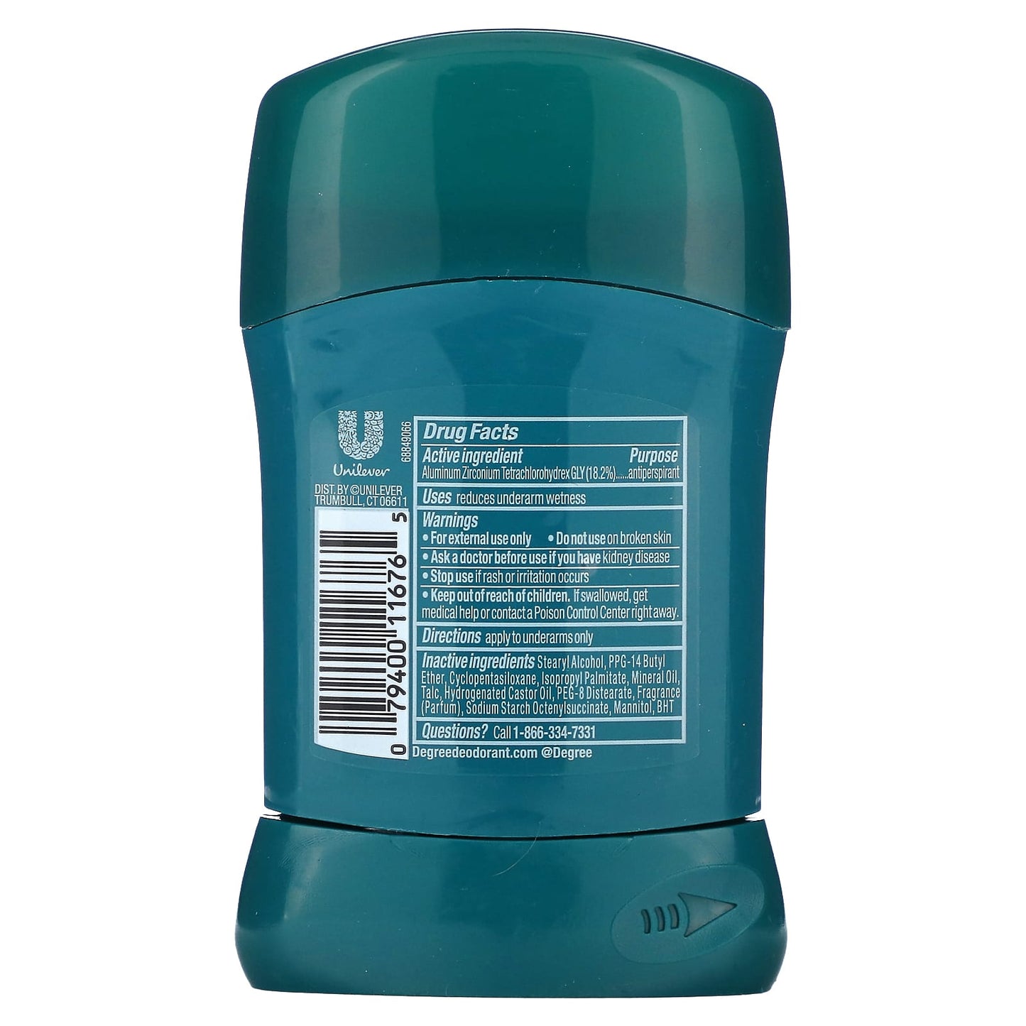 Degree Men Cool Rush 48-Hour Antiperspirant Deodorant, 1.7 oz (48 g) - Image 2