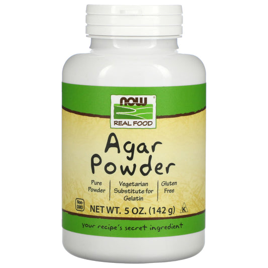 NOW Foods, Agar Powder, 5 oz (142 g) - Image 1