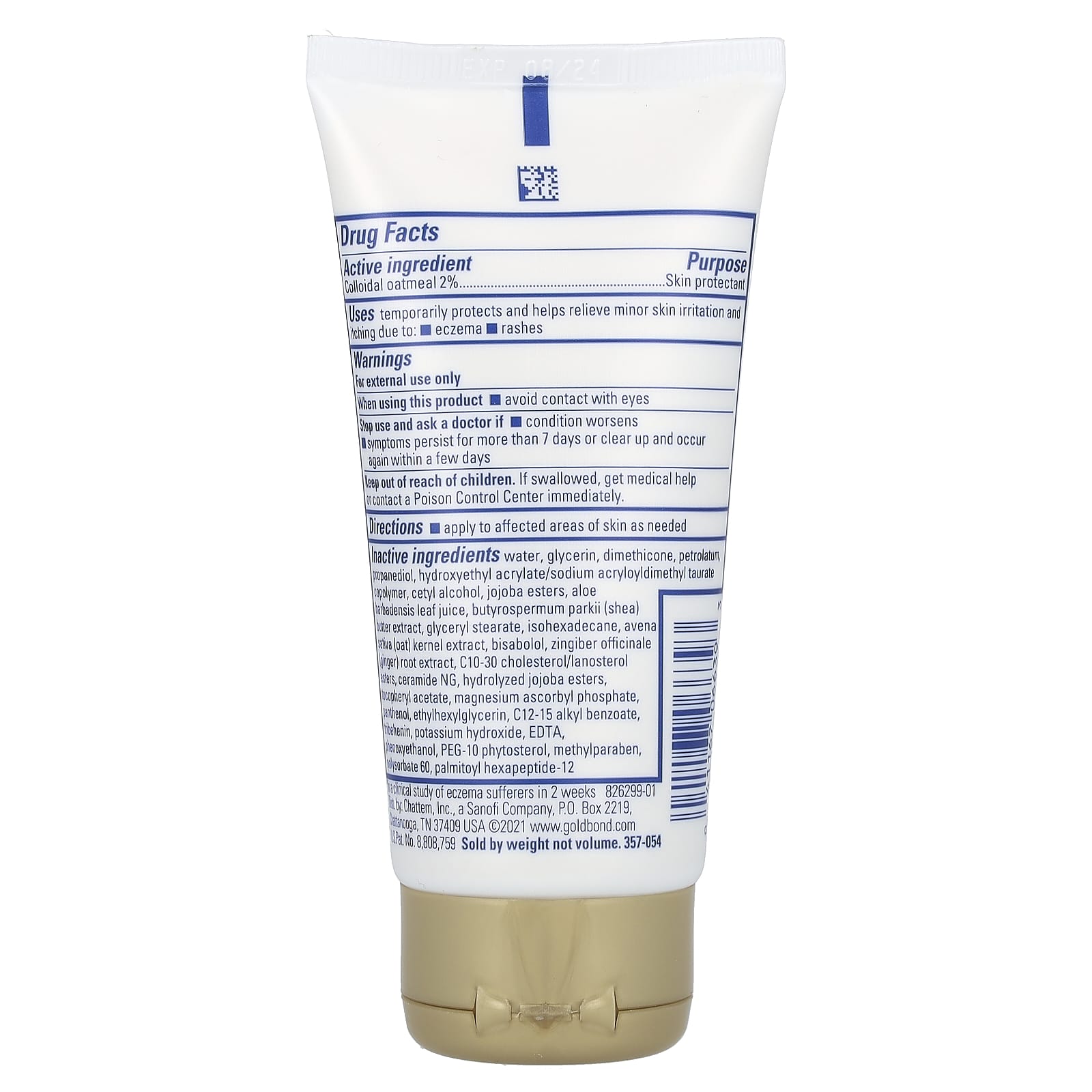 Gold Bond Eczema Relief Medicated Hand Cream, 3 oz - Soothe Dry Skin - Image 2