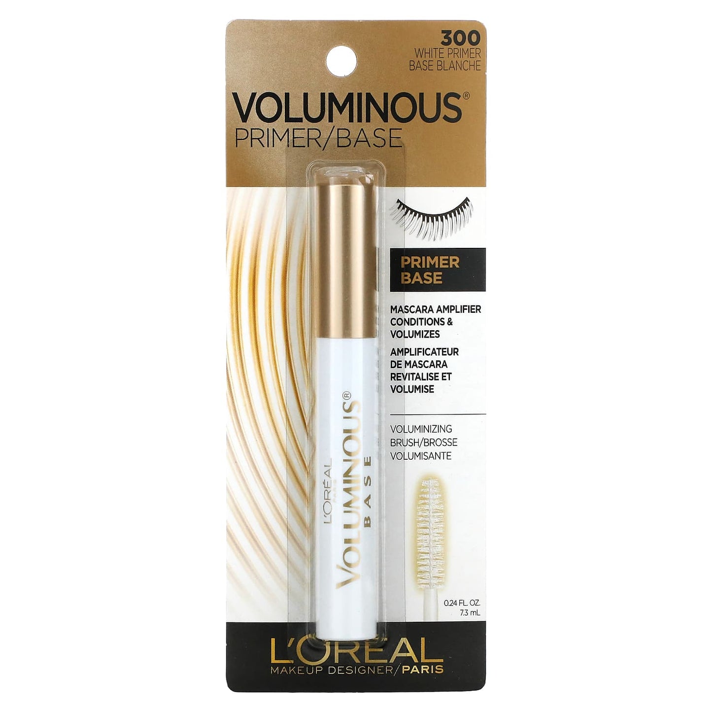 L'Oréal, Voluminous, Primer, 300 White Primer, 0.24 fl oz (7.3 ml) - Image 2