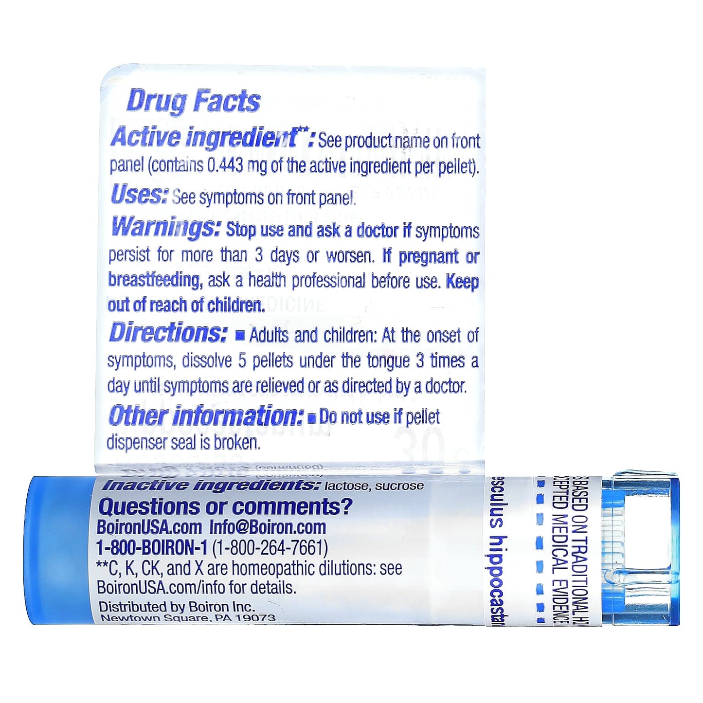 Boiron Homeopathic Hemorrhoid Relief 80 Pellets - Image 2