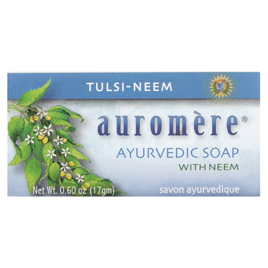 Neem & Tulsi Ayurvedic Soap for Dry Skin - Cruelty-Free, Vegan - Image 1