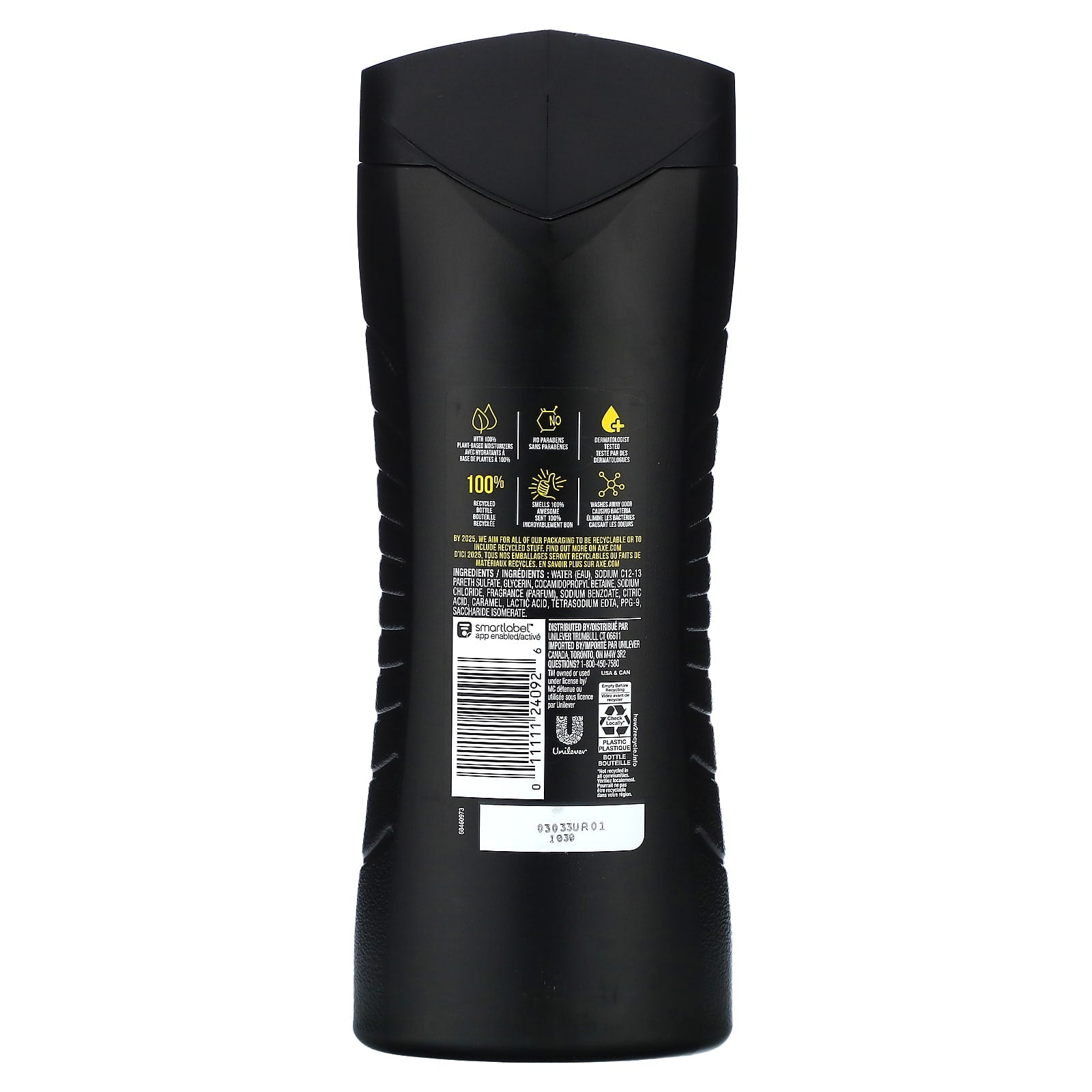 Axe Dark Temptation Body Wash - 12H Dark Chocolate Scent - Image 2