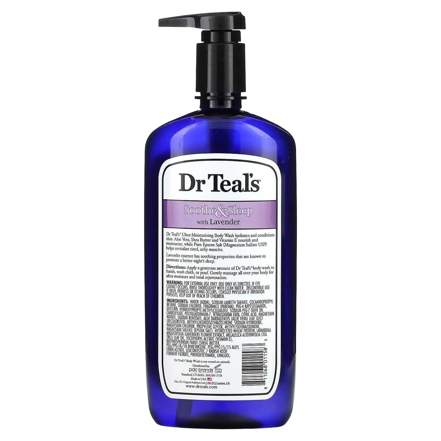 Dr. Teal's Ultra-Moisturizing Body Wash with Lavender & Epsom Salt - Image 2
