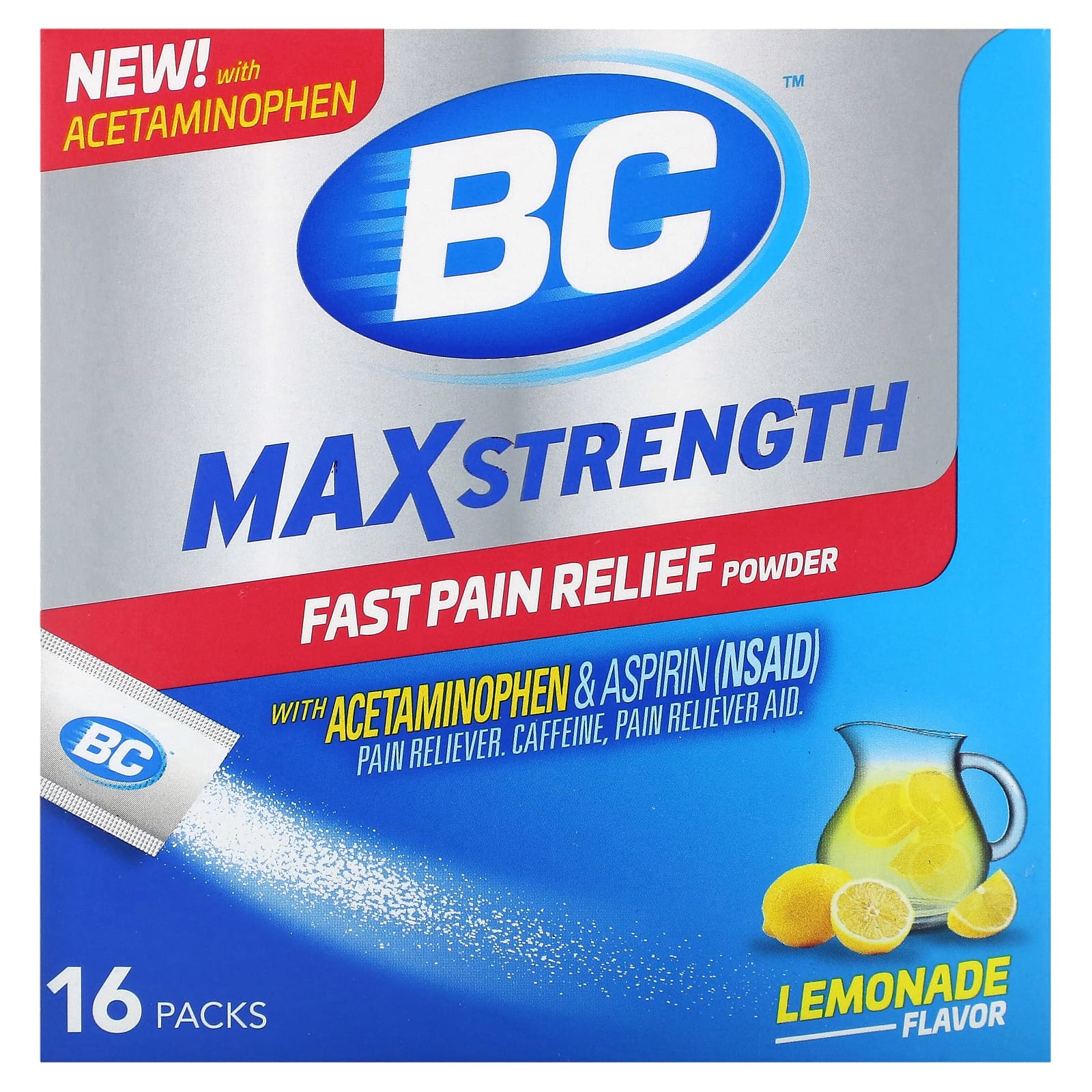 BC Max Strength Pain Relief Powder - Fast Acting & Effective - Image 1