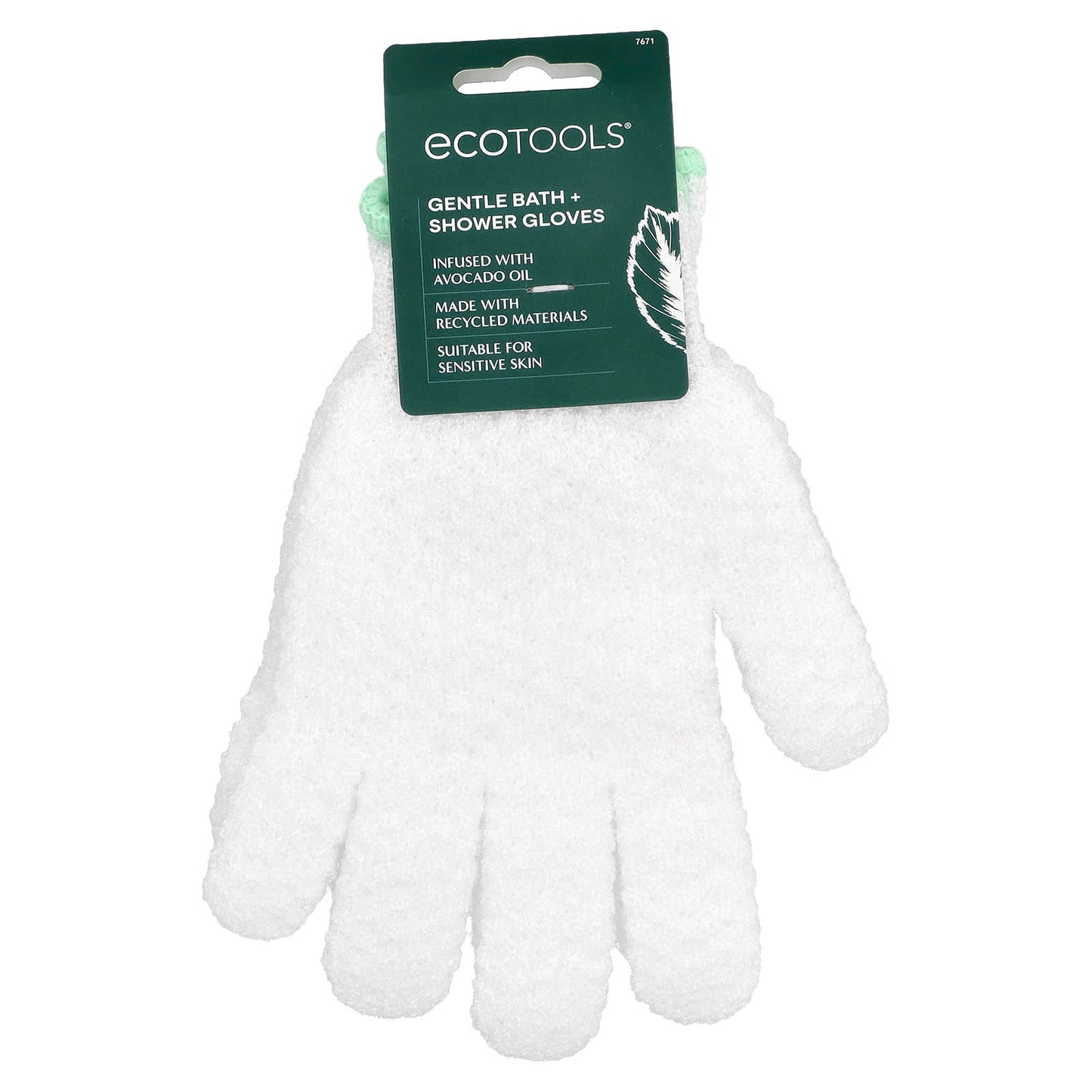 Eco-Friendly Avocado Oil Bath & Shower Gloves - Gentle Exfoliation for Sensitive Skin - Image 1