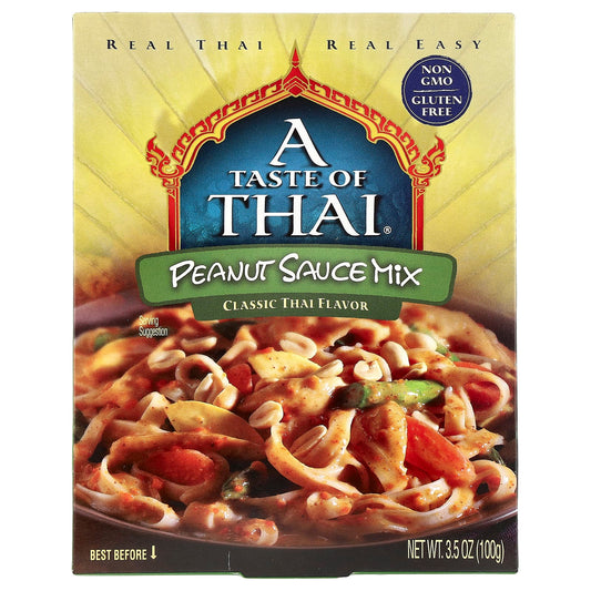Authentic Thai Peanut Sauce Mix, Classic Flavor, Gluten Free, 3.5 oz - Image 1