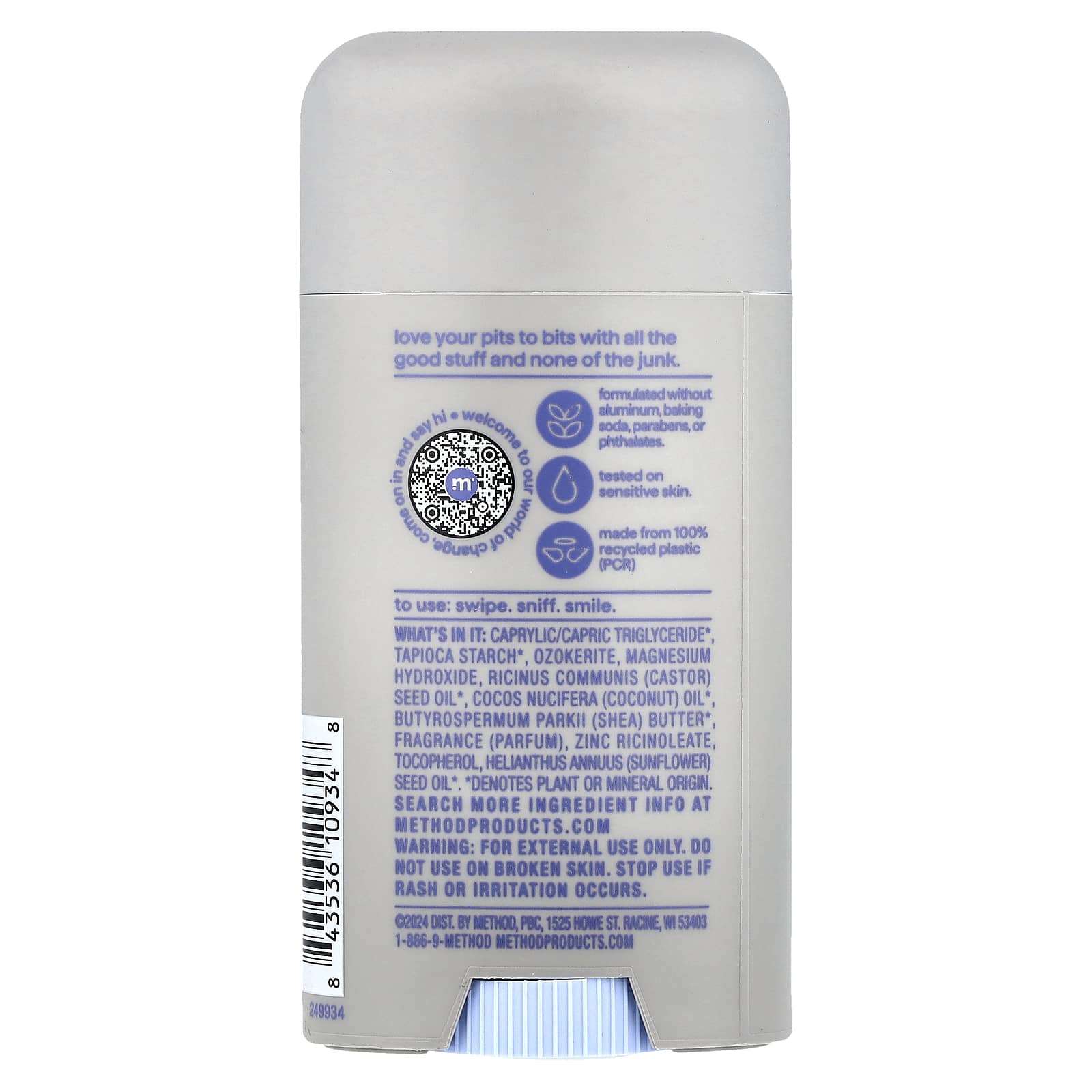 Method, Deodorant, Simply Nourish, 2.65 fl oz (75 g) - Image 2