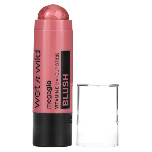 wet n wild, MegaGlo, Vitamin E Makeup Stick, Blush, 1115544 Dusty Pink, 0.21 oz (6 g) - Image 1