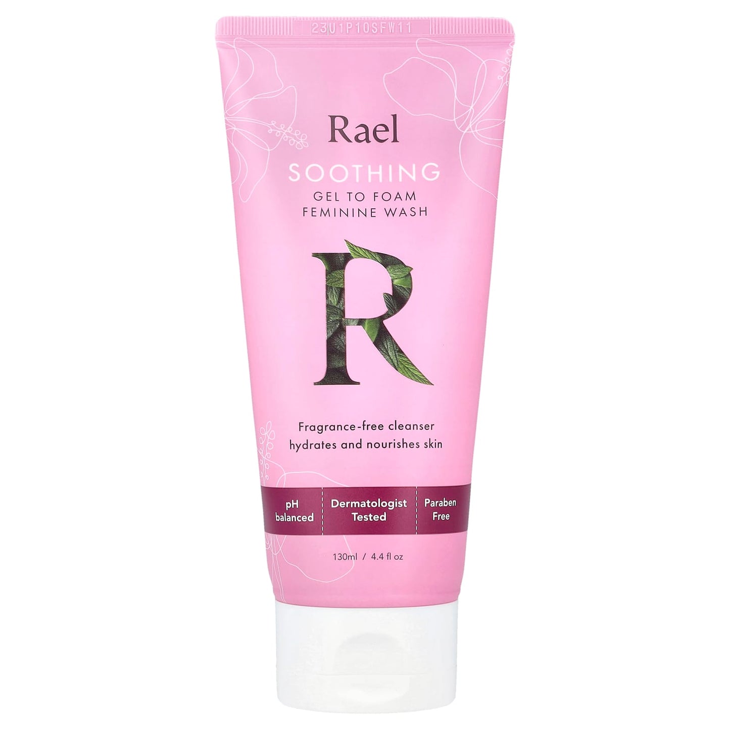 Rael, Gel To Foam Feminine Wash, Soothing, Fragrance Free, 4.4 fl oz (130 ml) - Image 1