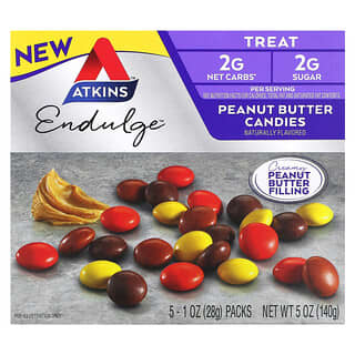 Low-Carb Peanut Butter Indulgence Bars by Atkins (5-Pack)