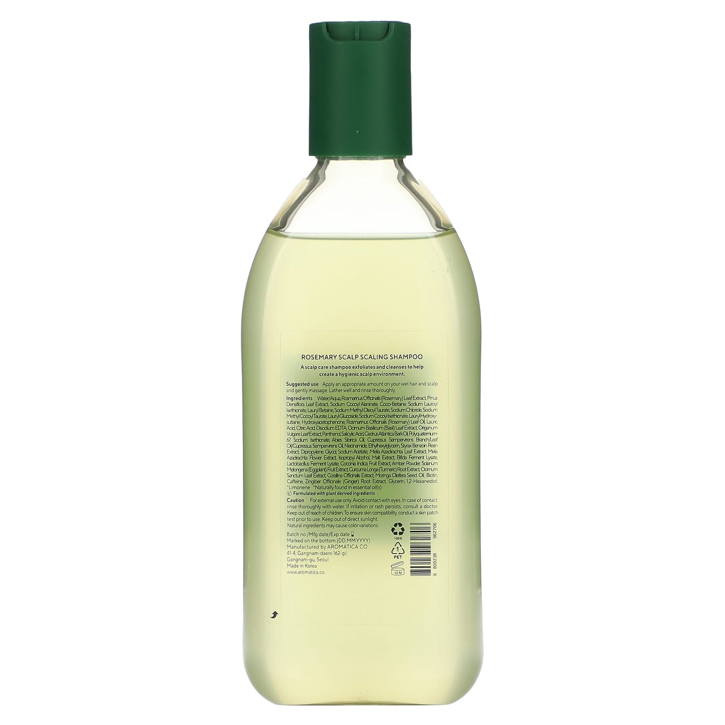 Aromatica Scalp Scaling Shampoo with Rosemary, 13.5 fl oz - Image 2