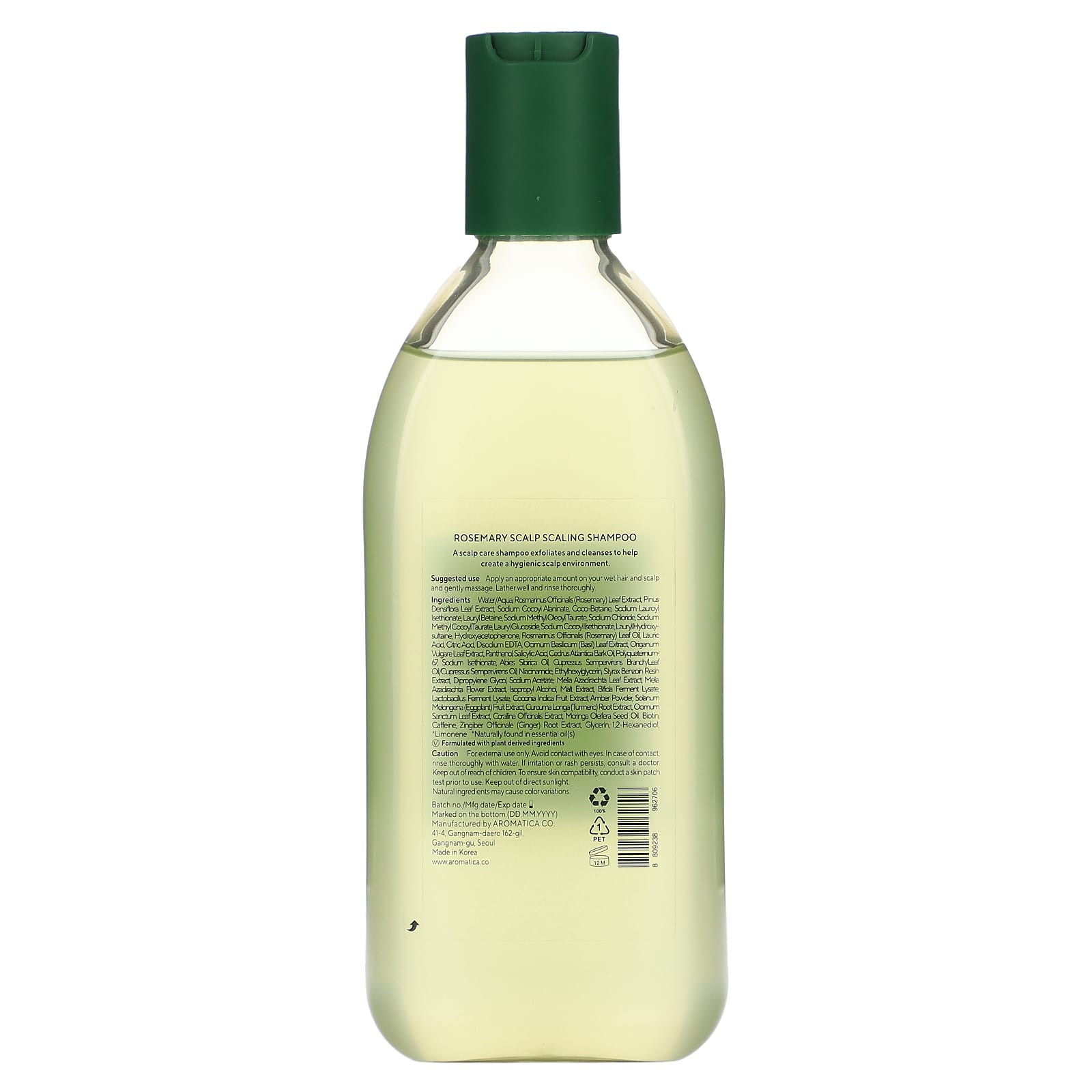 Aromatica Scalp Scaling Shampoo with Rosemary, 13.5 fl oz - Image 2