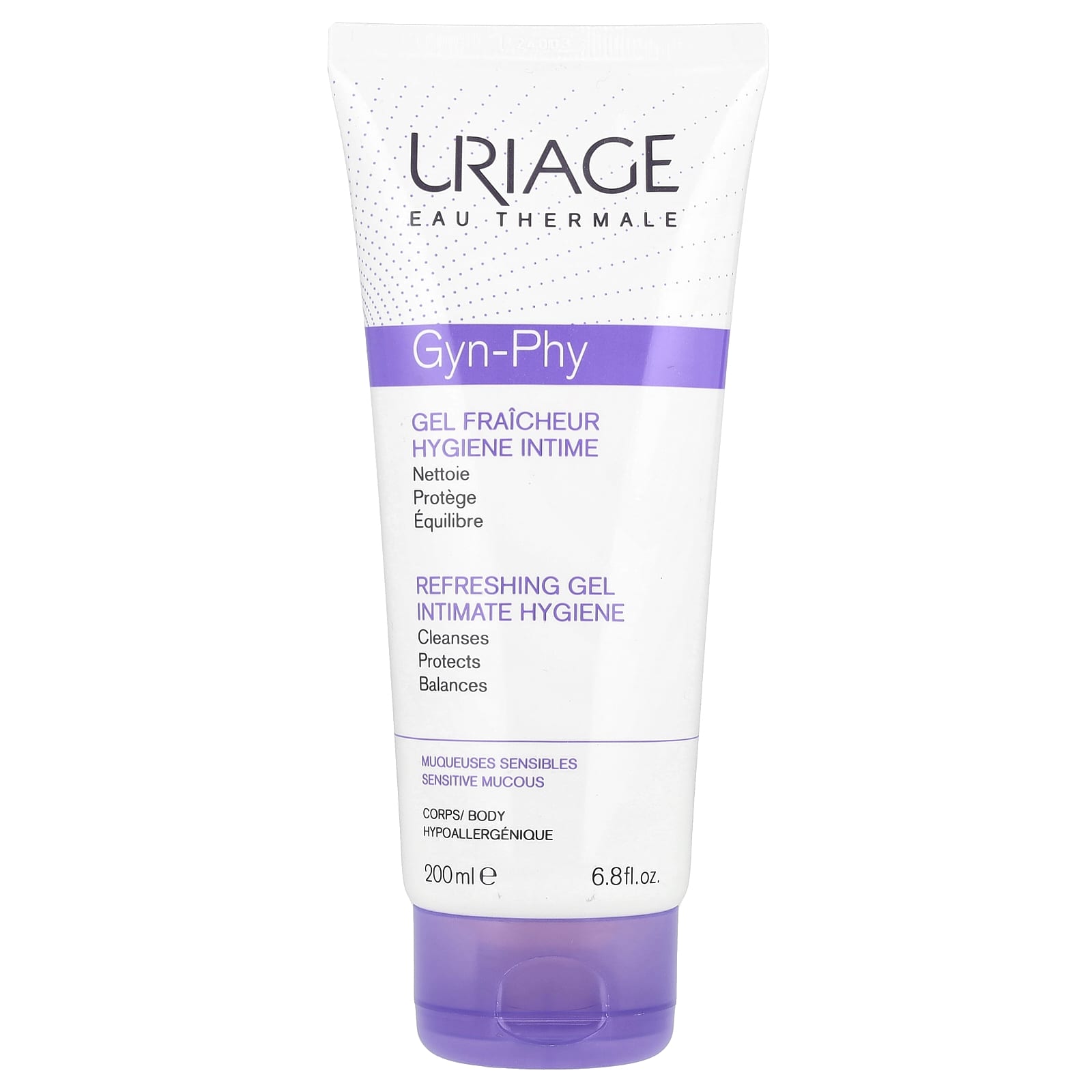 Uriage, Gyn-Phy, Refreshing Gel Intimate Hygiene, 6.8 fl oz (200 ml) - Image 1