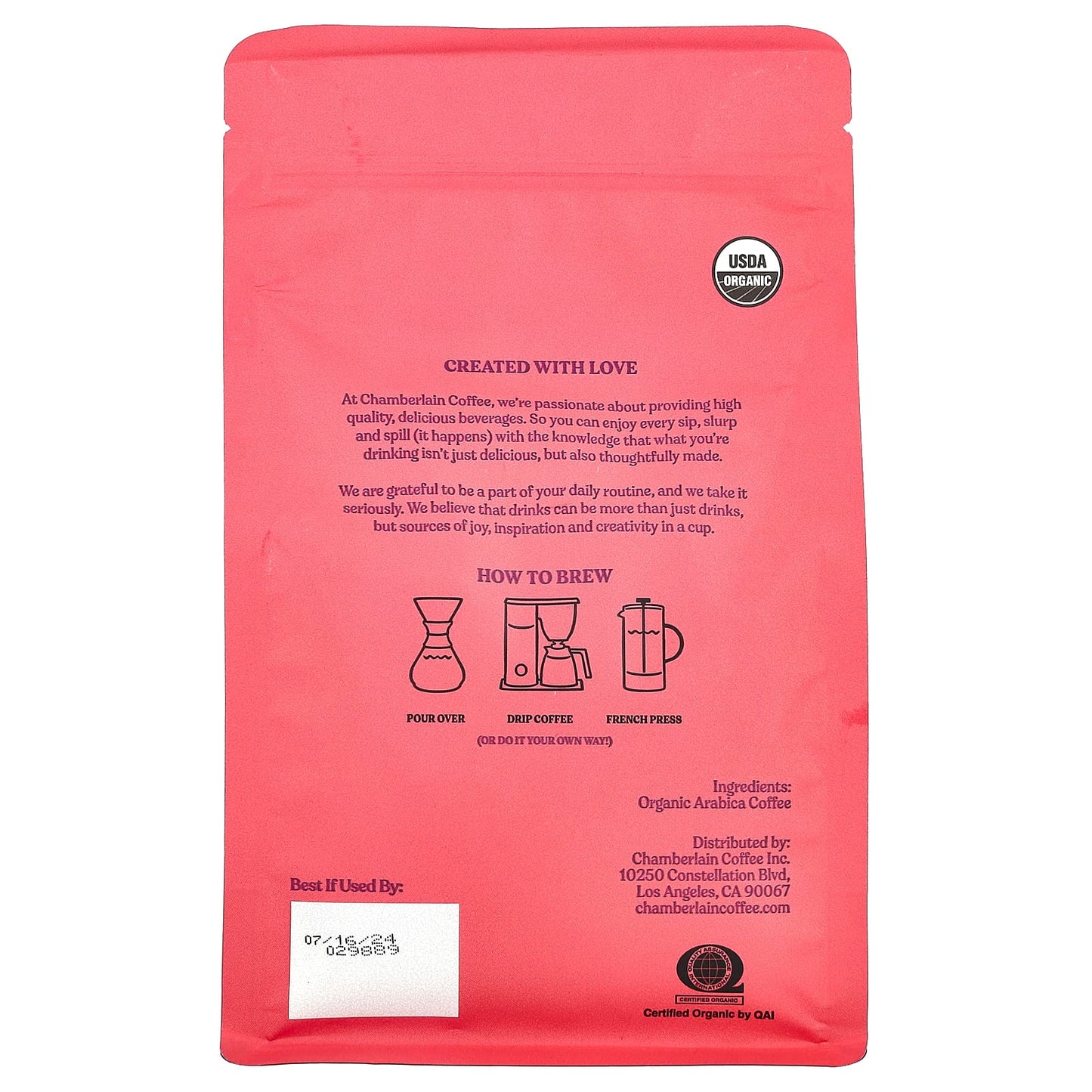 Chamberlain Coffee Social Dog Blend Ground Medium Roast 12oz - Image 2