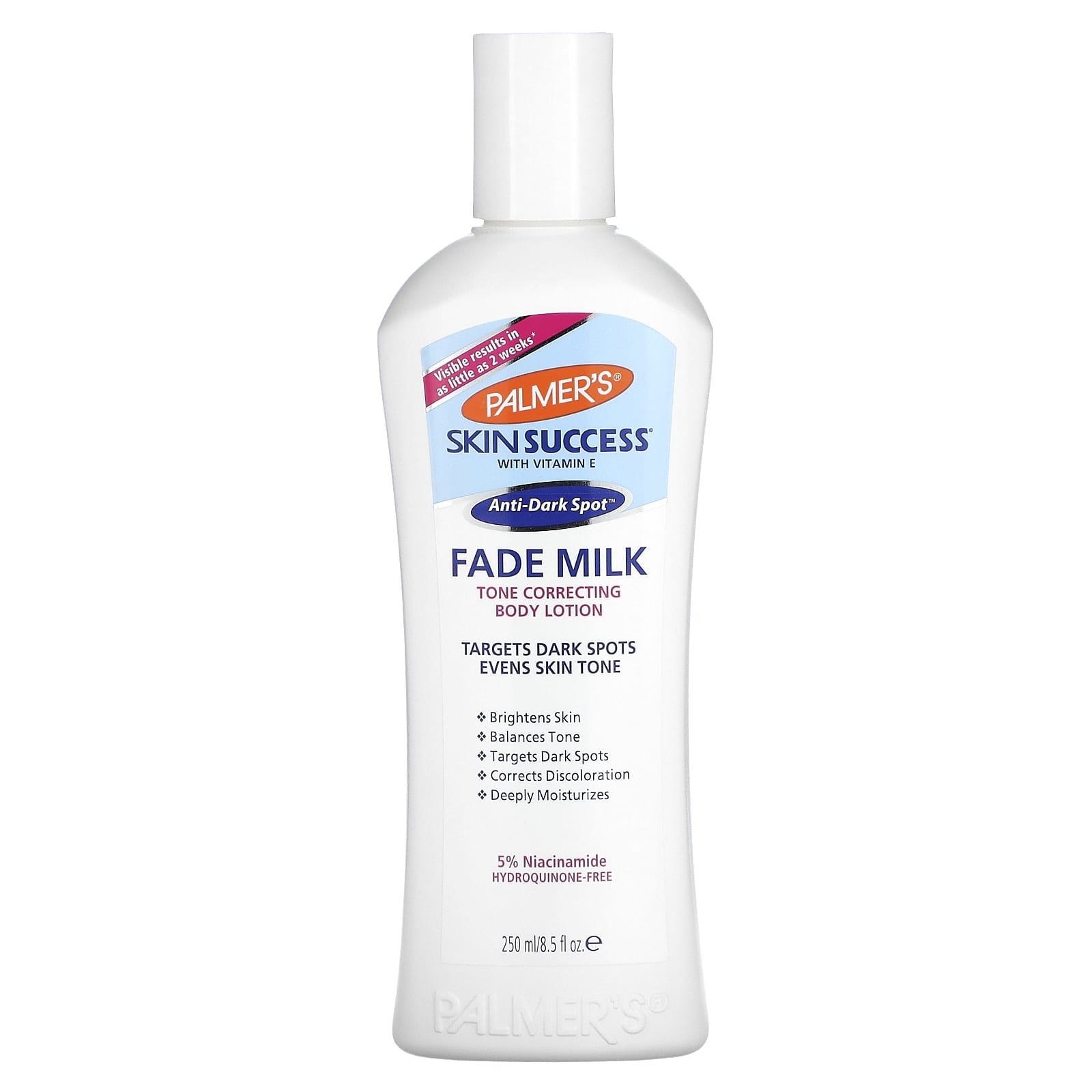 Palmer's, Skin Success® with Vitamin E, Fade Milk, Tone Correcting Body Lotion, 8.5 fl oz (250 ml) - Image 1