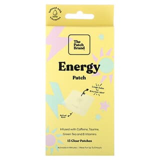 The Patch Brand Energy Boost Patches - 15 Clear Patches