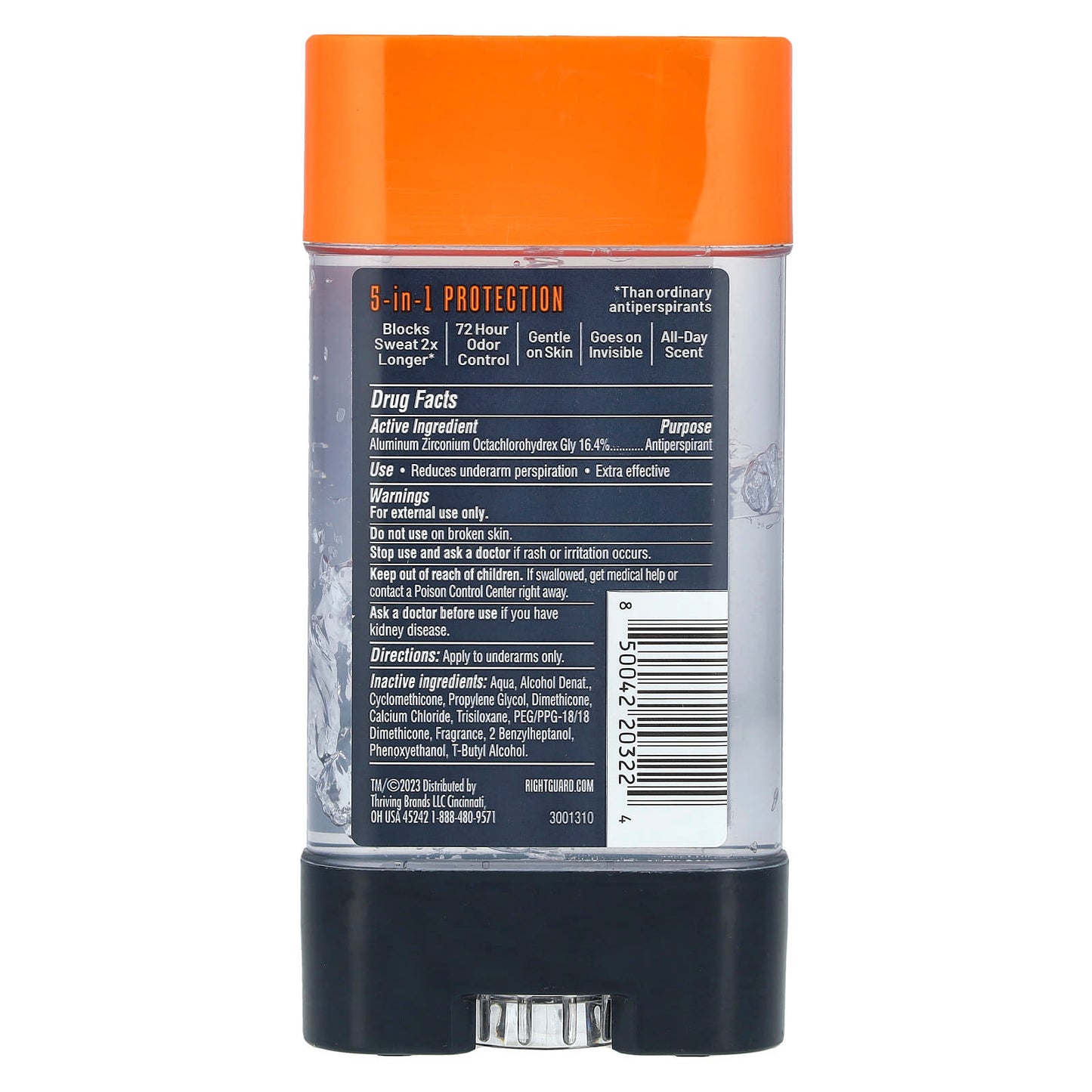 Right Guard, Xtreme Defense, Antiperspirant/Deodorant, Arctic Refresh, 4 oz (113 g) - Image 2