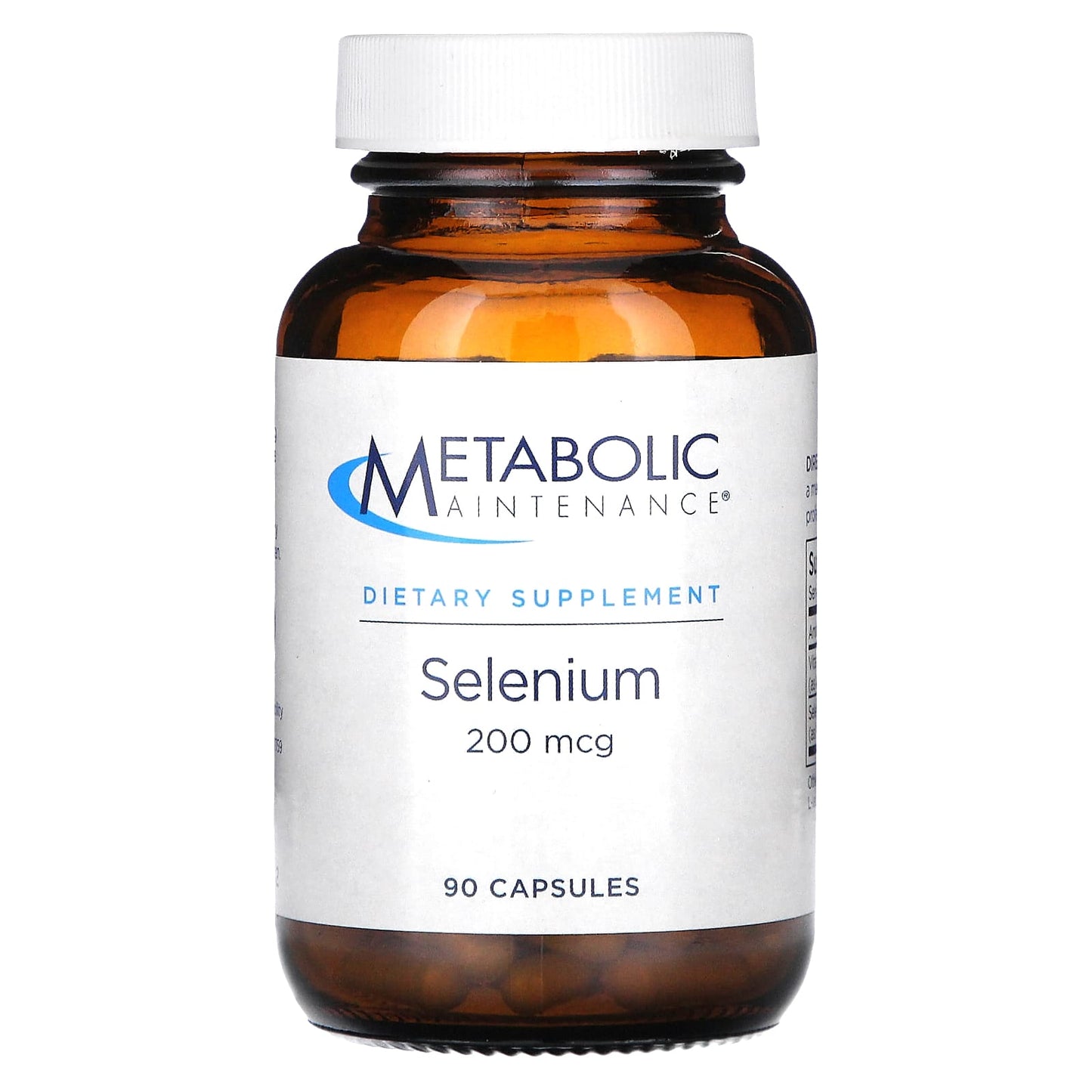 Metabolic Maintenance, Selenium, 200 mcg, 90 Capsules - Image 1