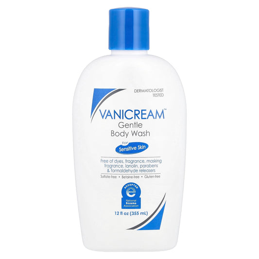 Vanicream, Gentle Body Wash For Sensitive Skin, Fragrance Free, 12 fl oz (355 ml) - Image 1