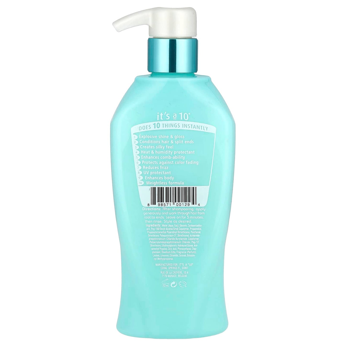 It's a 10 Blow Dry Miracle, Glossing Glaze Conditioner 10oz Cruelty Free - Image 2