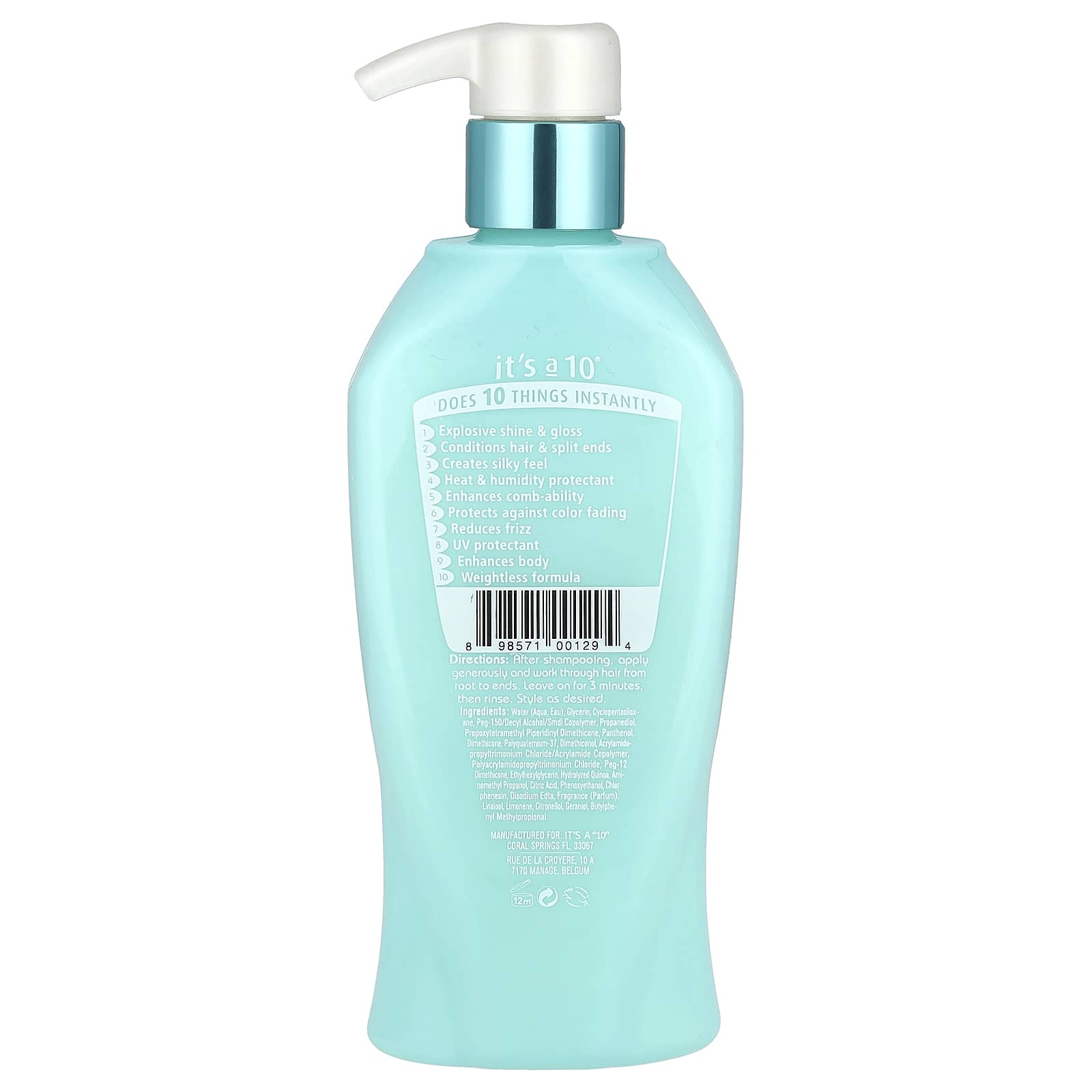 It's a 10 Blow Dry Miracle, Glossing Glaze Conditioner 10oz Cruelty Free - Image 2