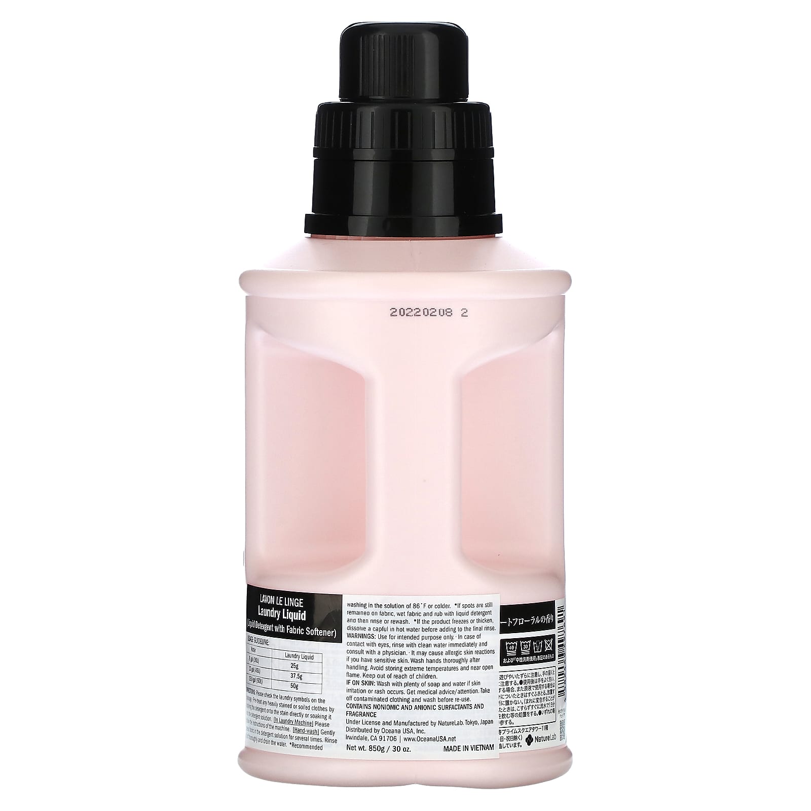 Lavons, Laundry Liquid with Fabric Softener, Sweet Floral , 30 oz (850 g) - Image 2