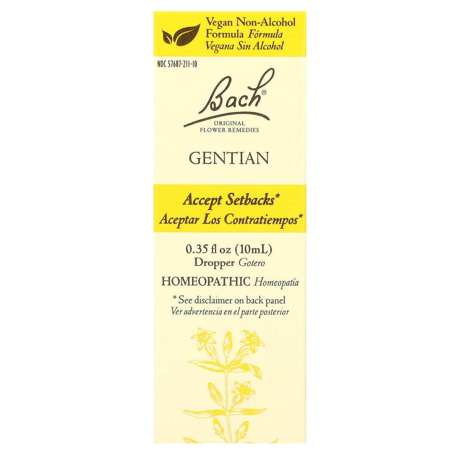 Gentian Flower Remedy by Bach for Nervous Tension Relief - Image 1