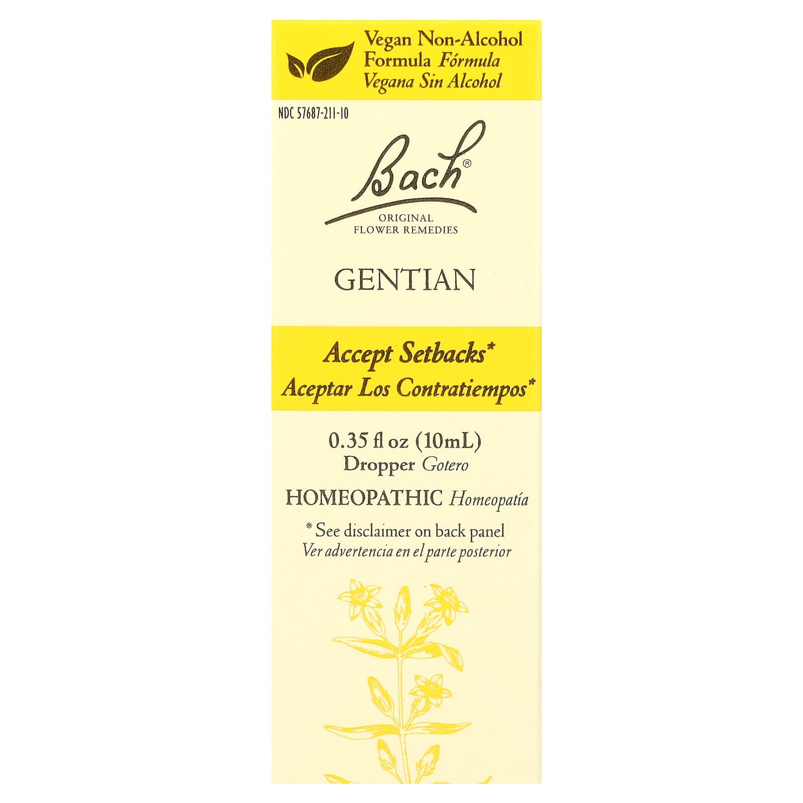 Gentian Flower Remedy by Bach for Nervous Tension Relief - Image 1