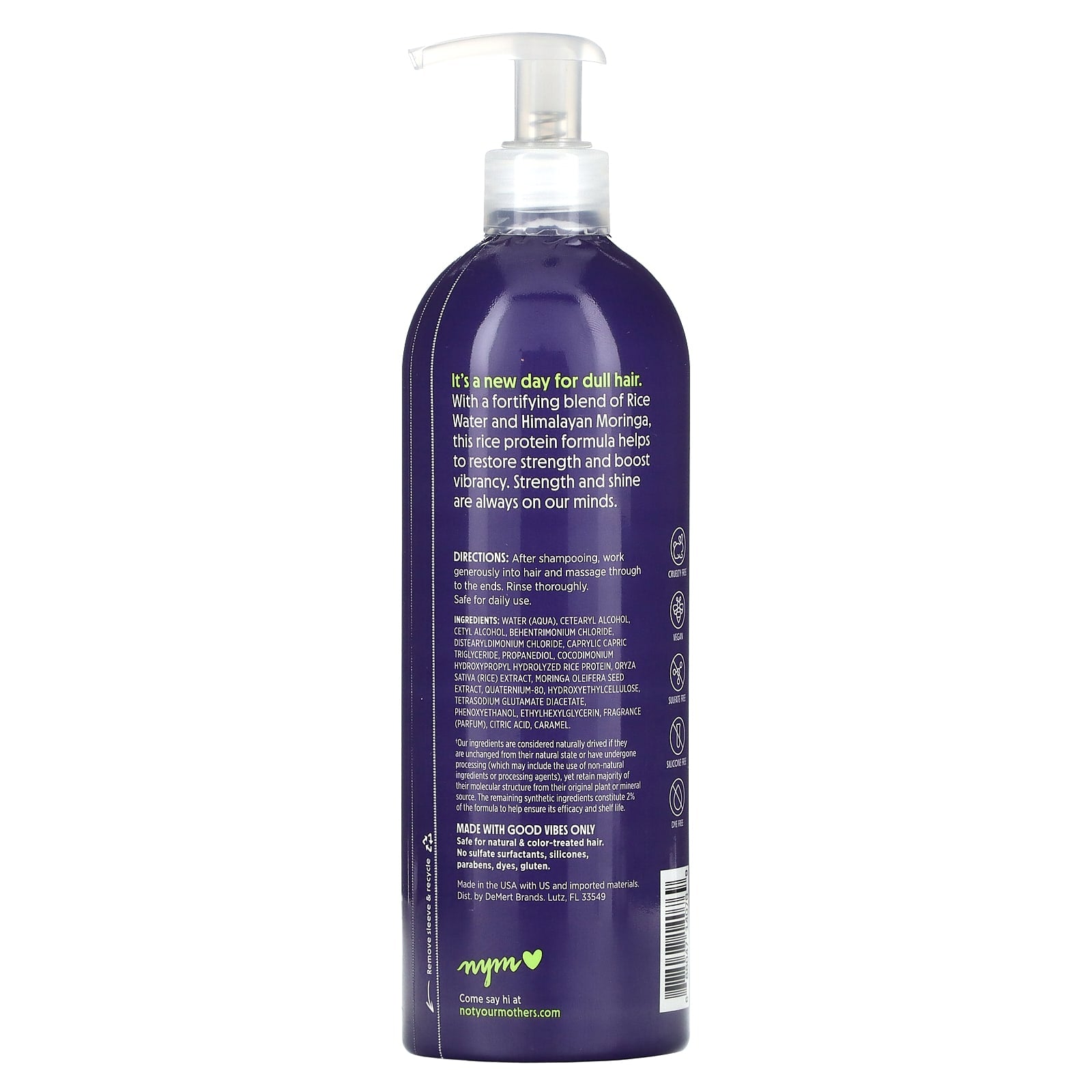 Not Your Mother's, Rice Water & Himalayan Moringa Conditioner, 15.2 fl oz (450 ml) - Image 2