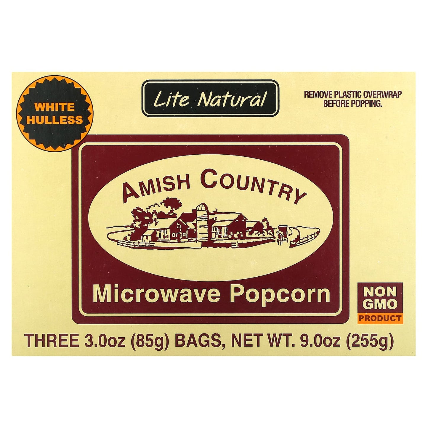 Health-Conscious Microwave Popcorn - Lite Natural, 3 Pack - Image 1