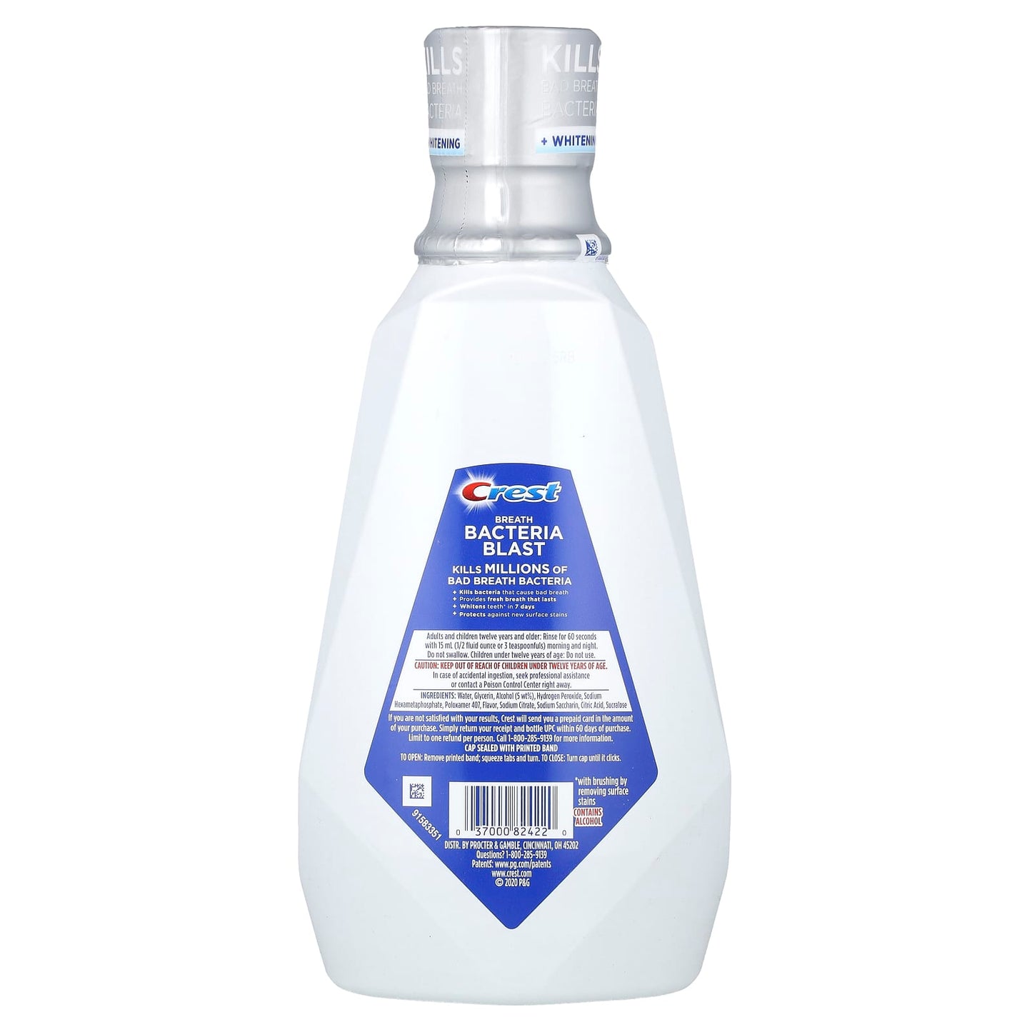 Crest Whitening Mouthwash for Fresh Breath & Stain Protection - Image 2