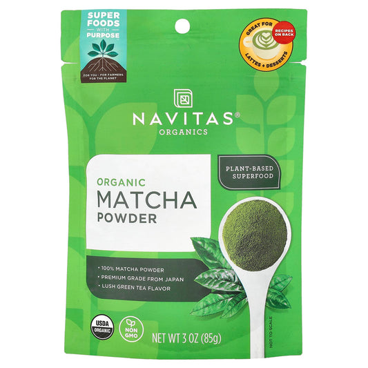 Navitas Organics, Organic Matcha Powder, 3 oz (85 g) - Image 1