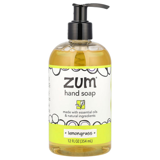 ZUM, Hand Soap, Lemongrass, 12 fl oz (354 ml) - Image 1