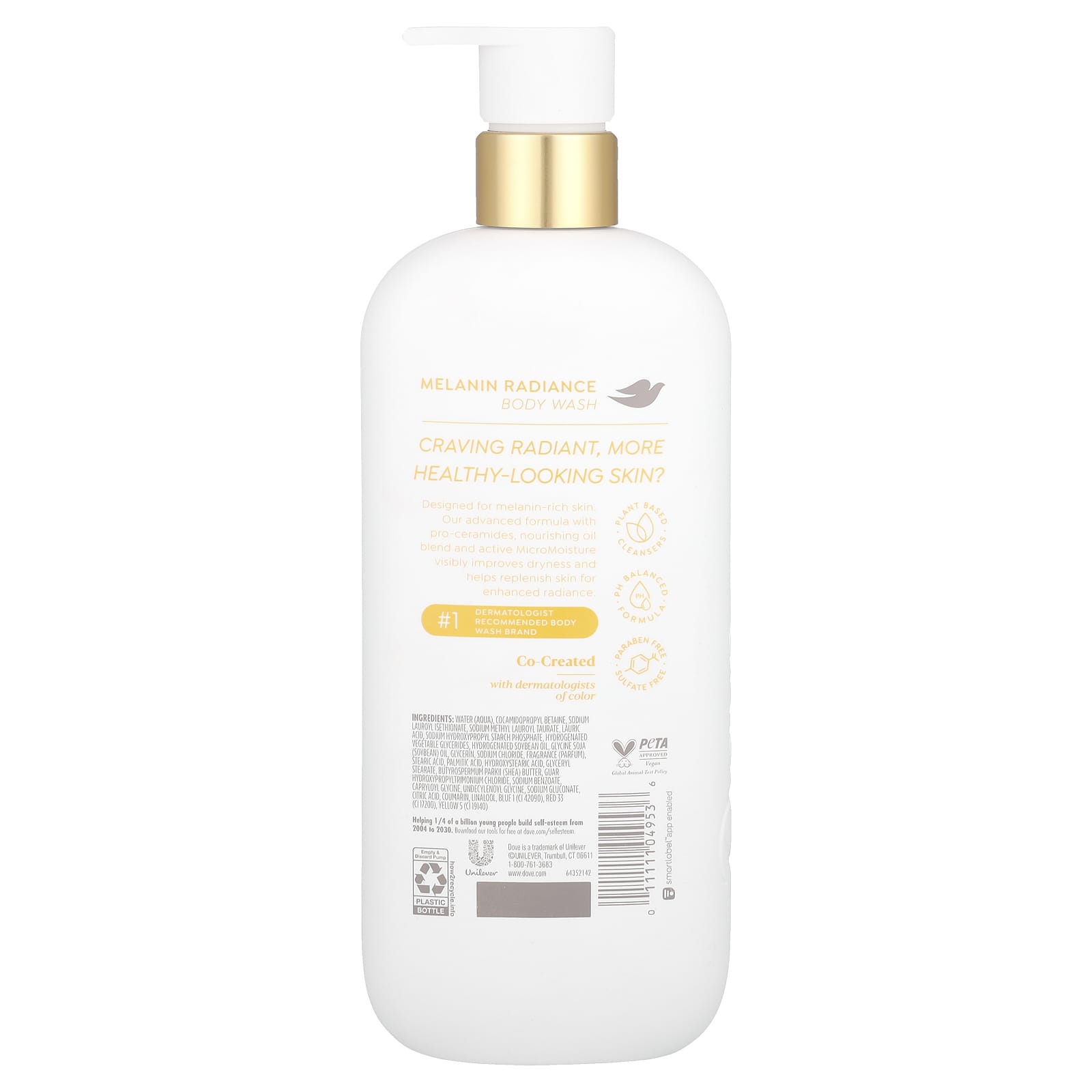 Dove Body Wash for Melanin Radiance 18.5 fl oz - Image 2