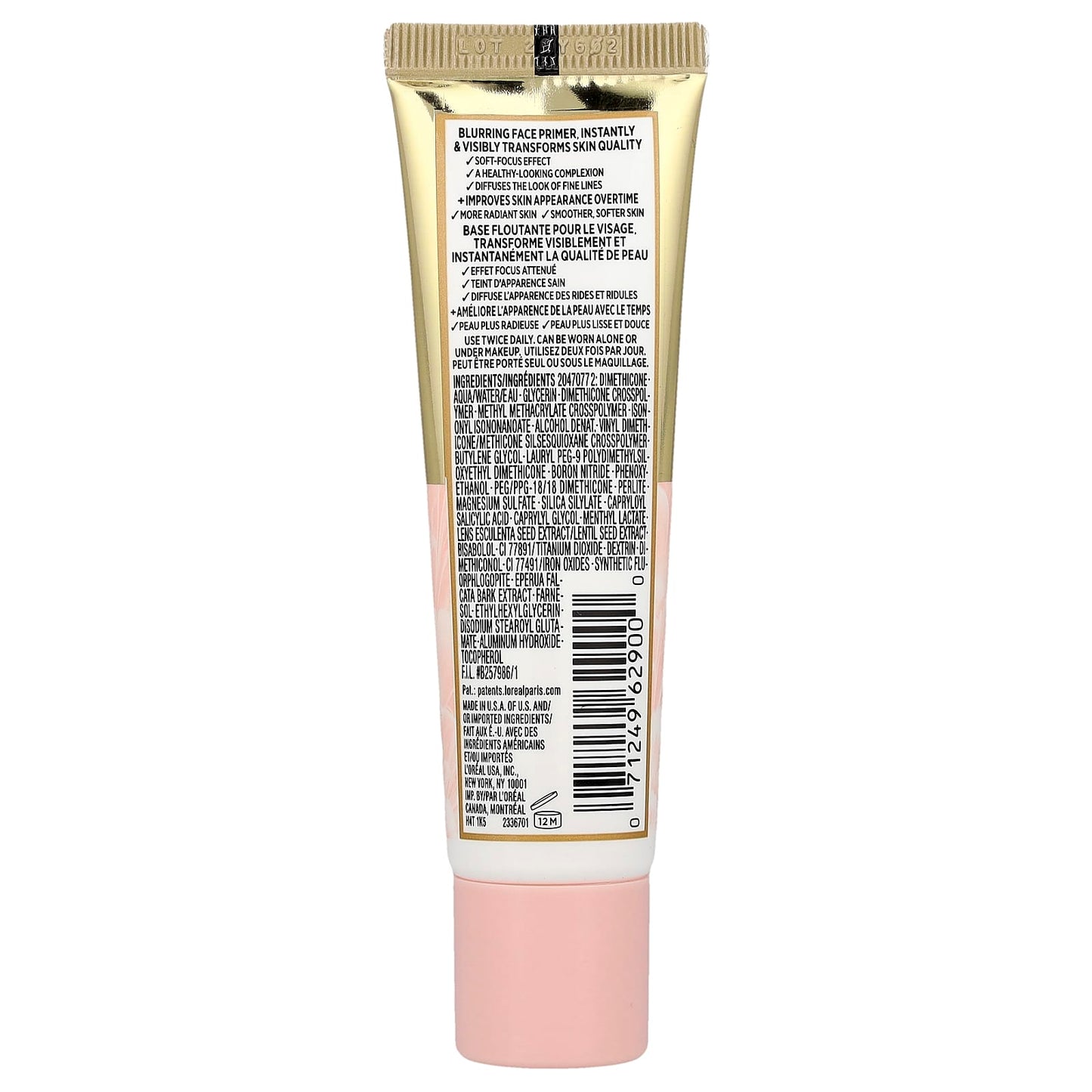 L'Oréal, Age Perfect, Blurring Face Primer, 00 Rosy/Rose, 1 fl oz (30 ml) - Image 2